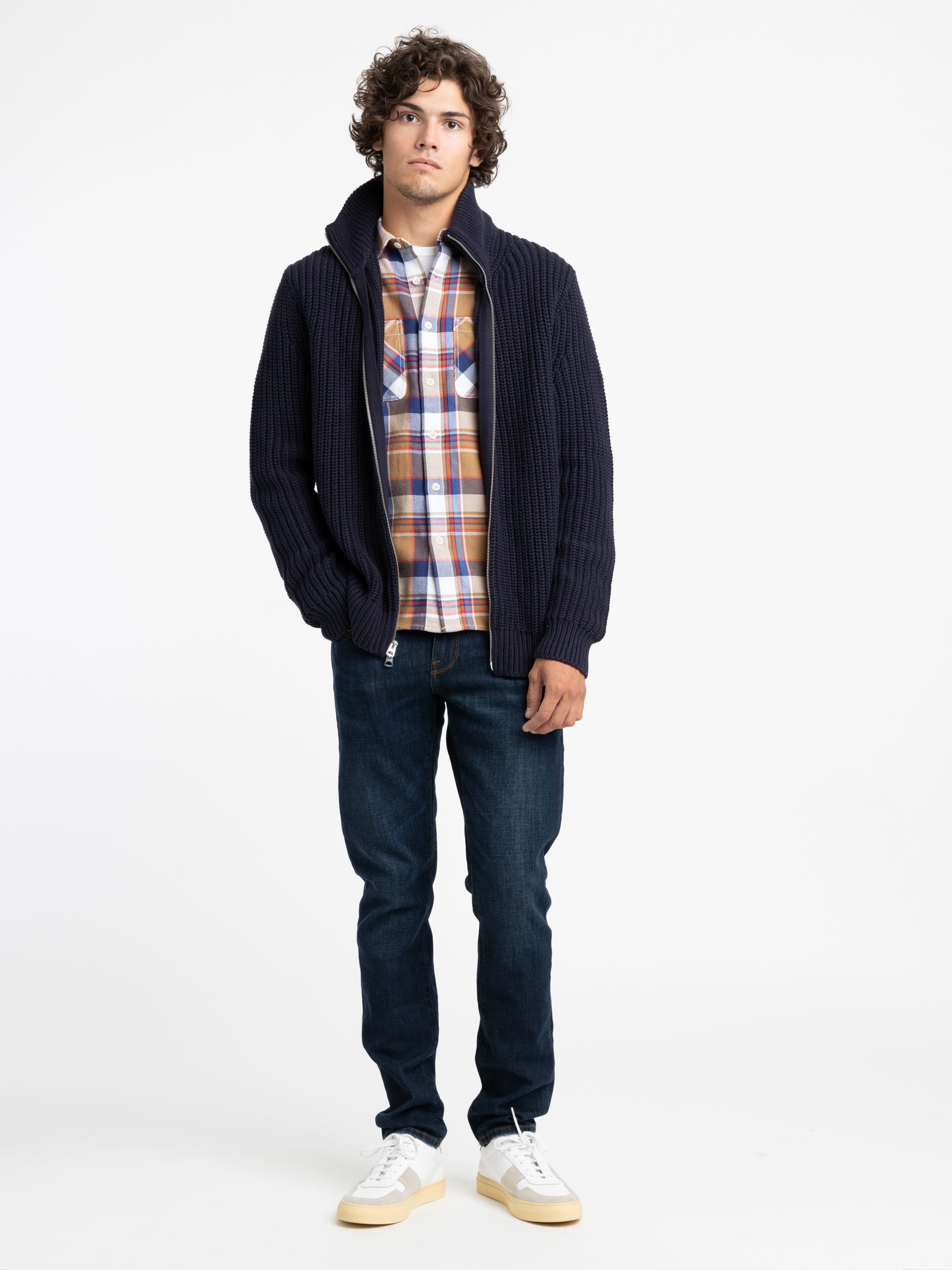 Navy blue hotsell chunky cardigan