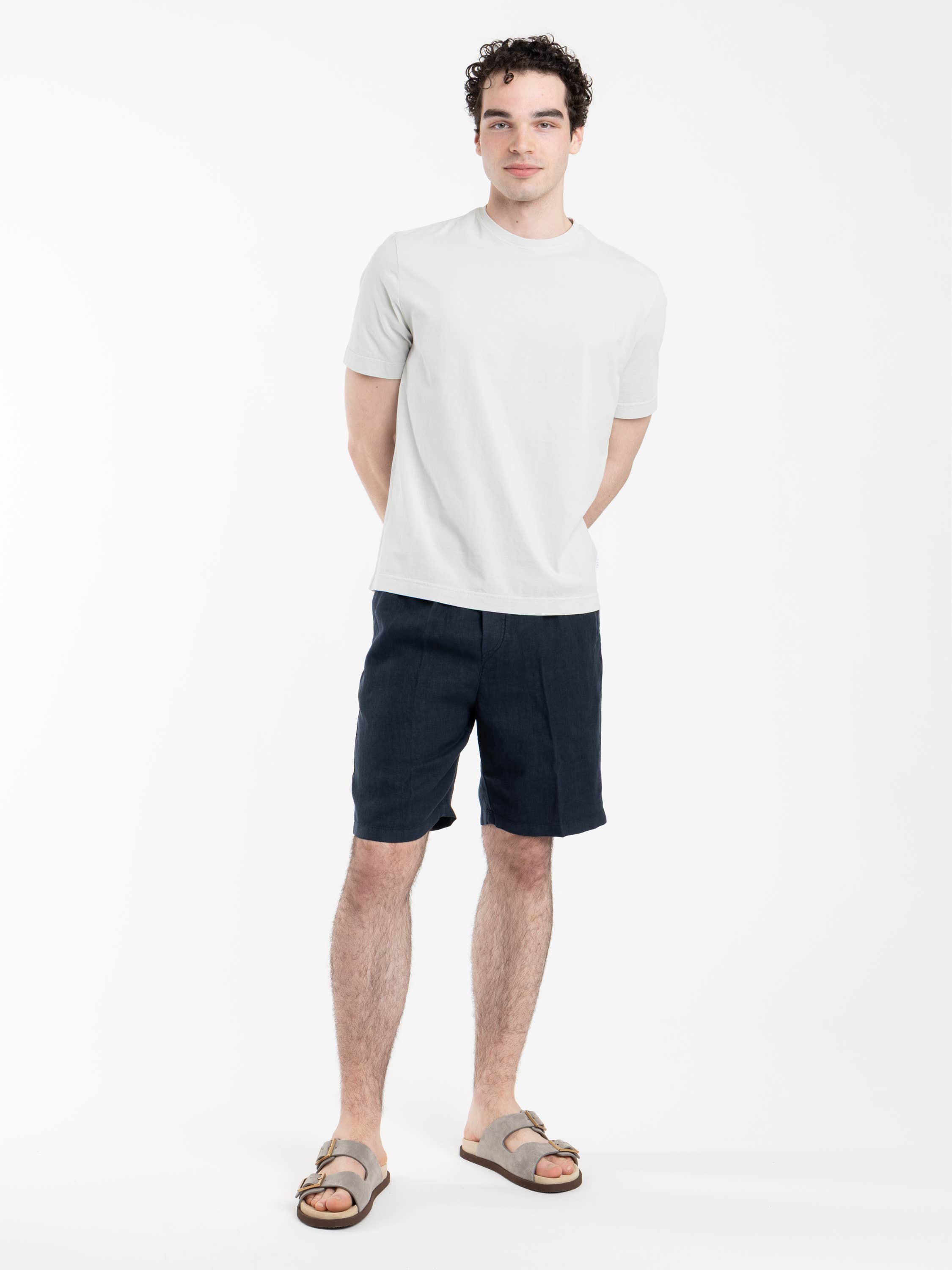 Pearl Grey Short Sleeved Crewneck T-Shirt