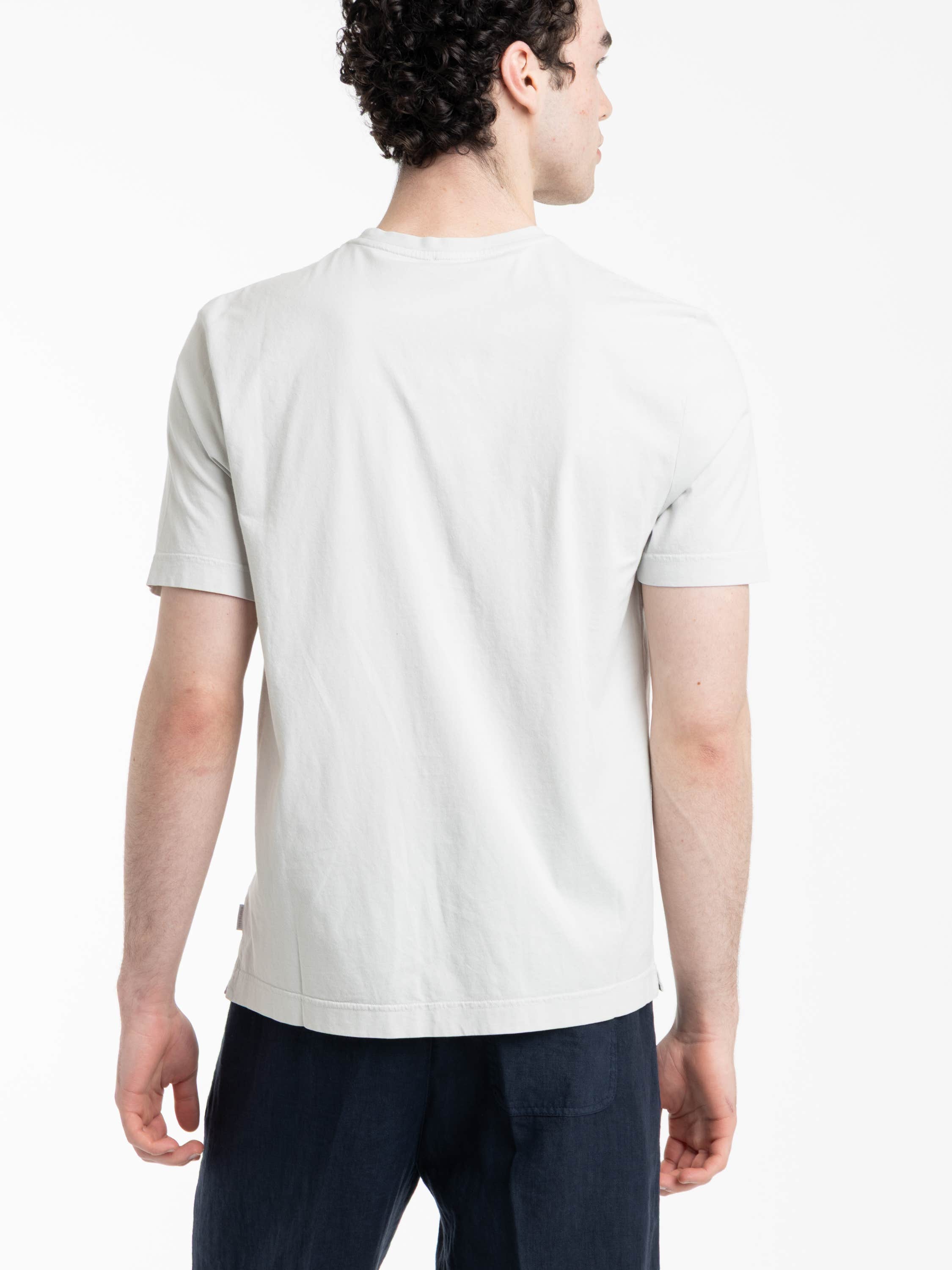 Pearl Grey Short Sleeved Crewneck T-Shirt