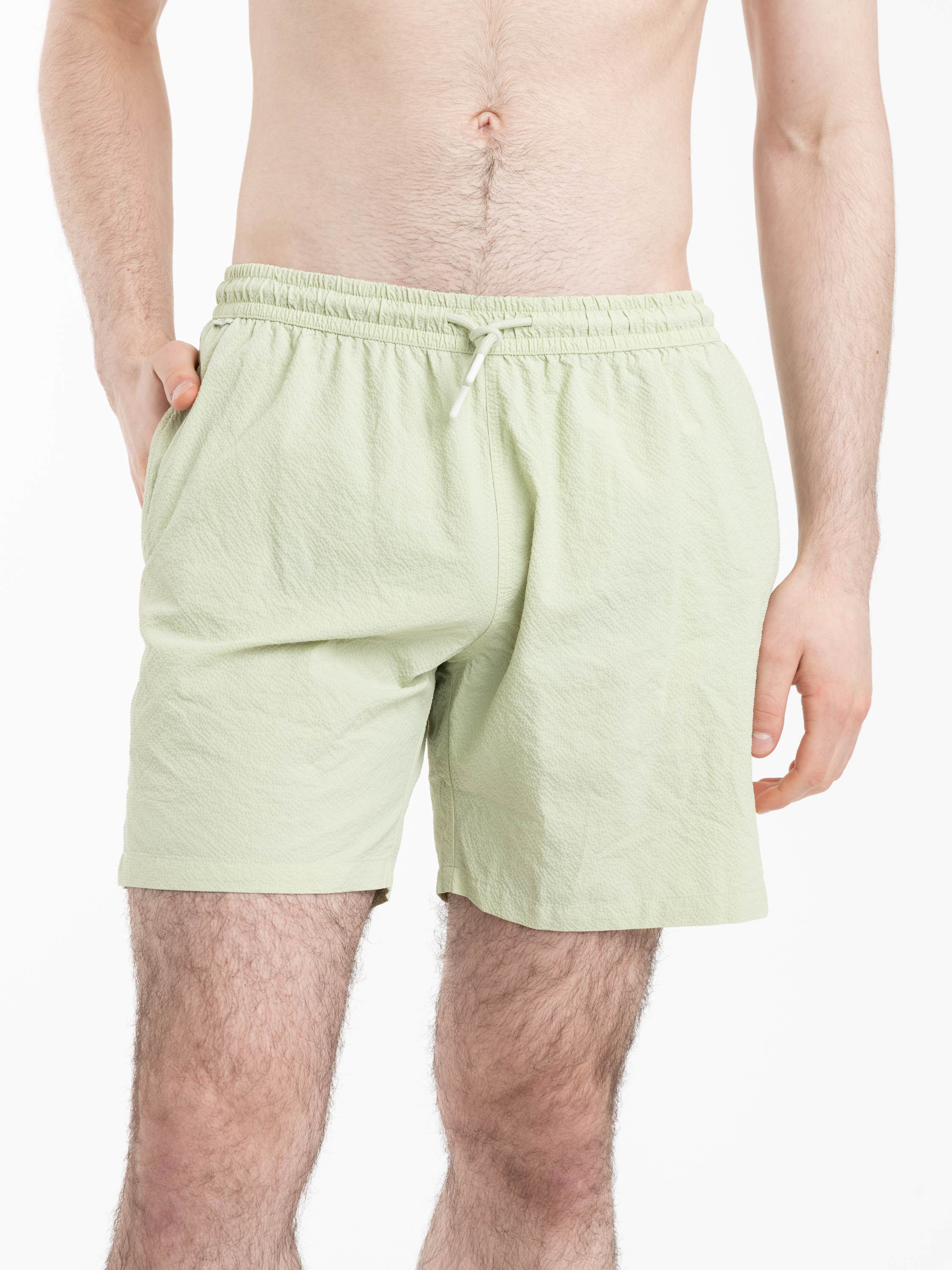 Sage Moni Seersucker Swim Shorts