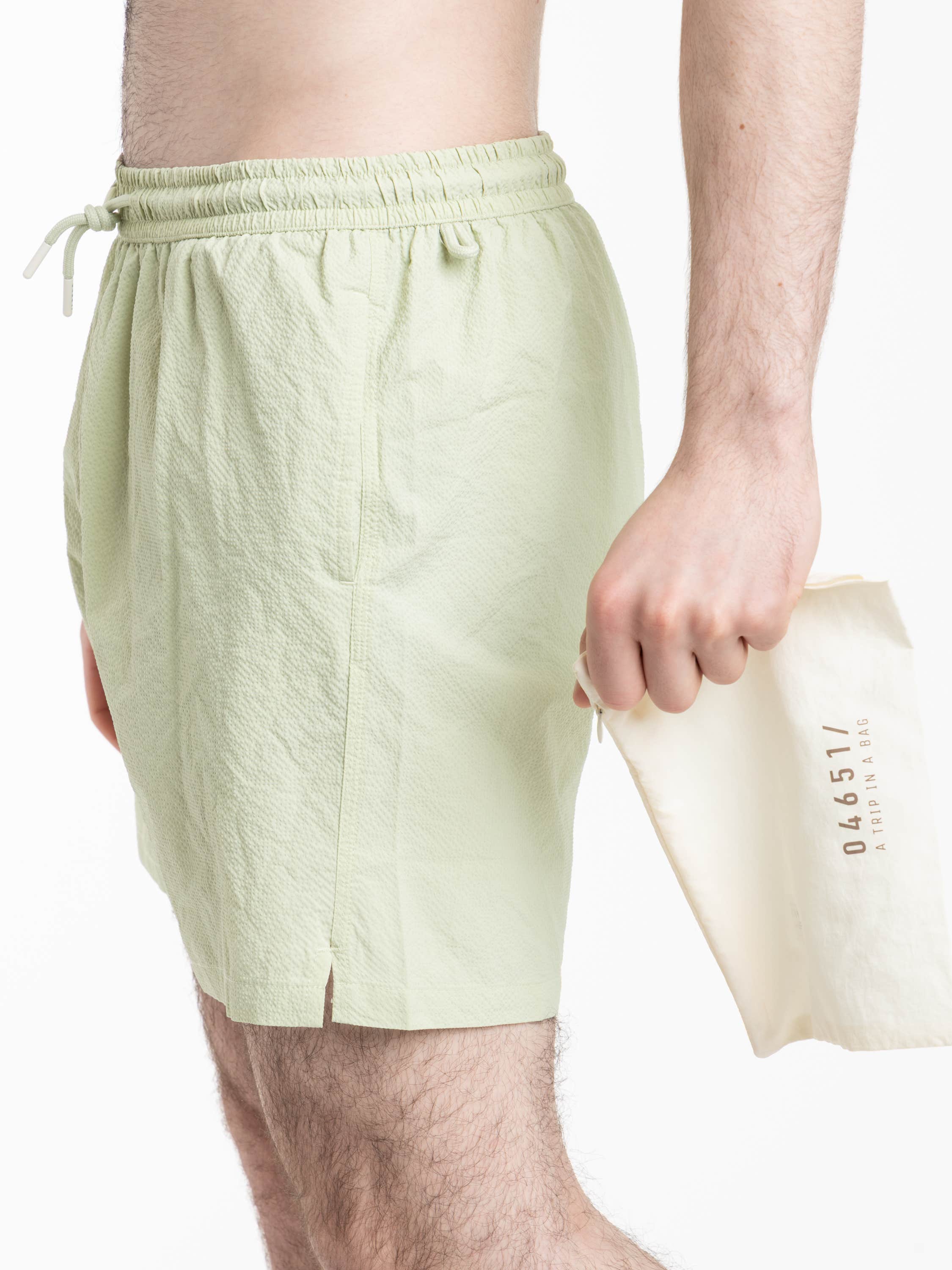 Sage Moni Seersucker Swim Shorts