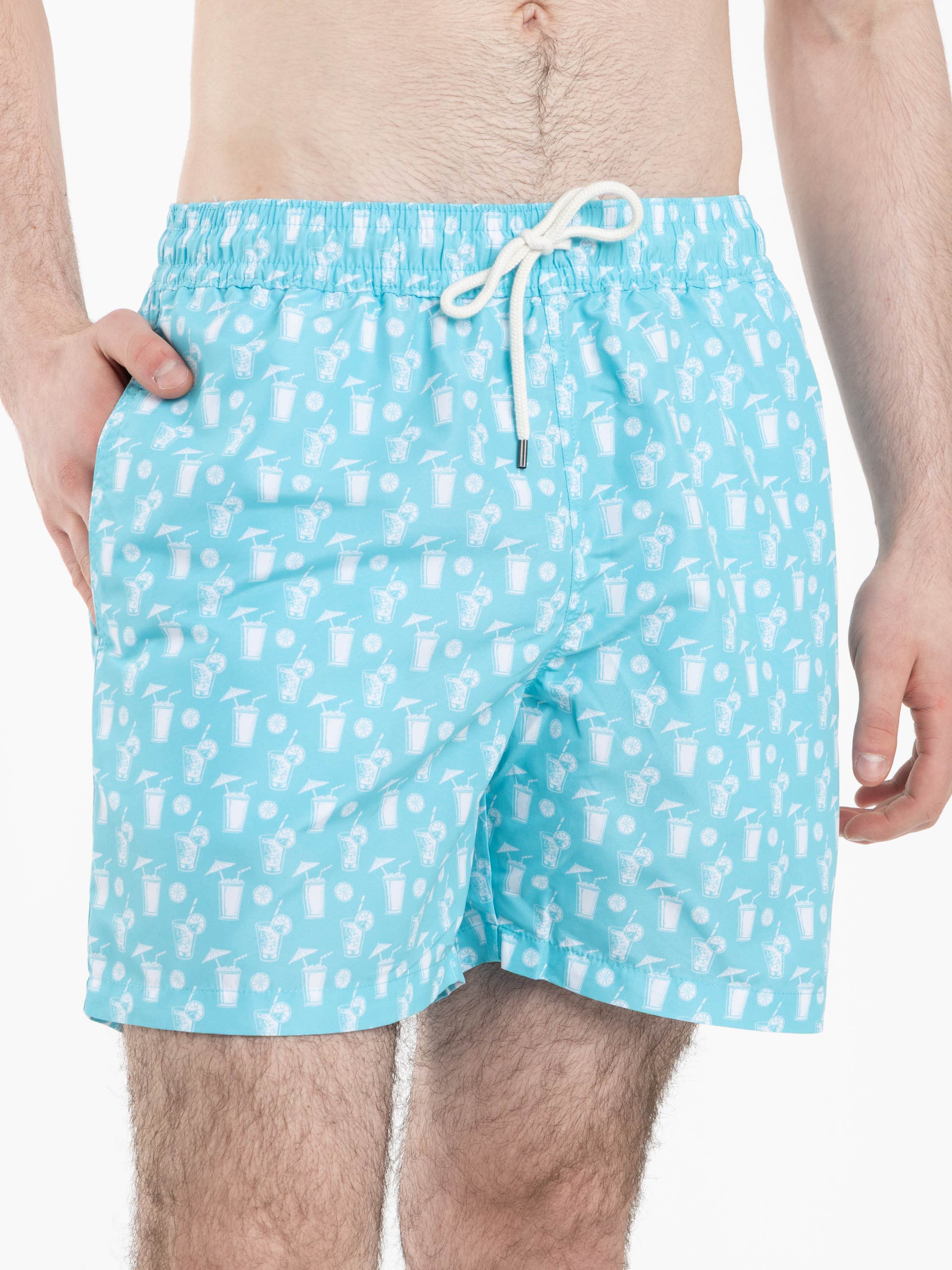 Blue Polo Cocktail Convo Traveler Classic Swim Trunk