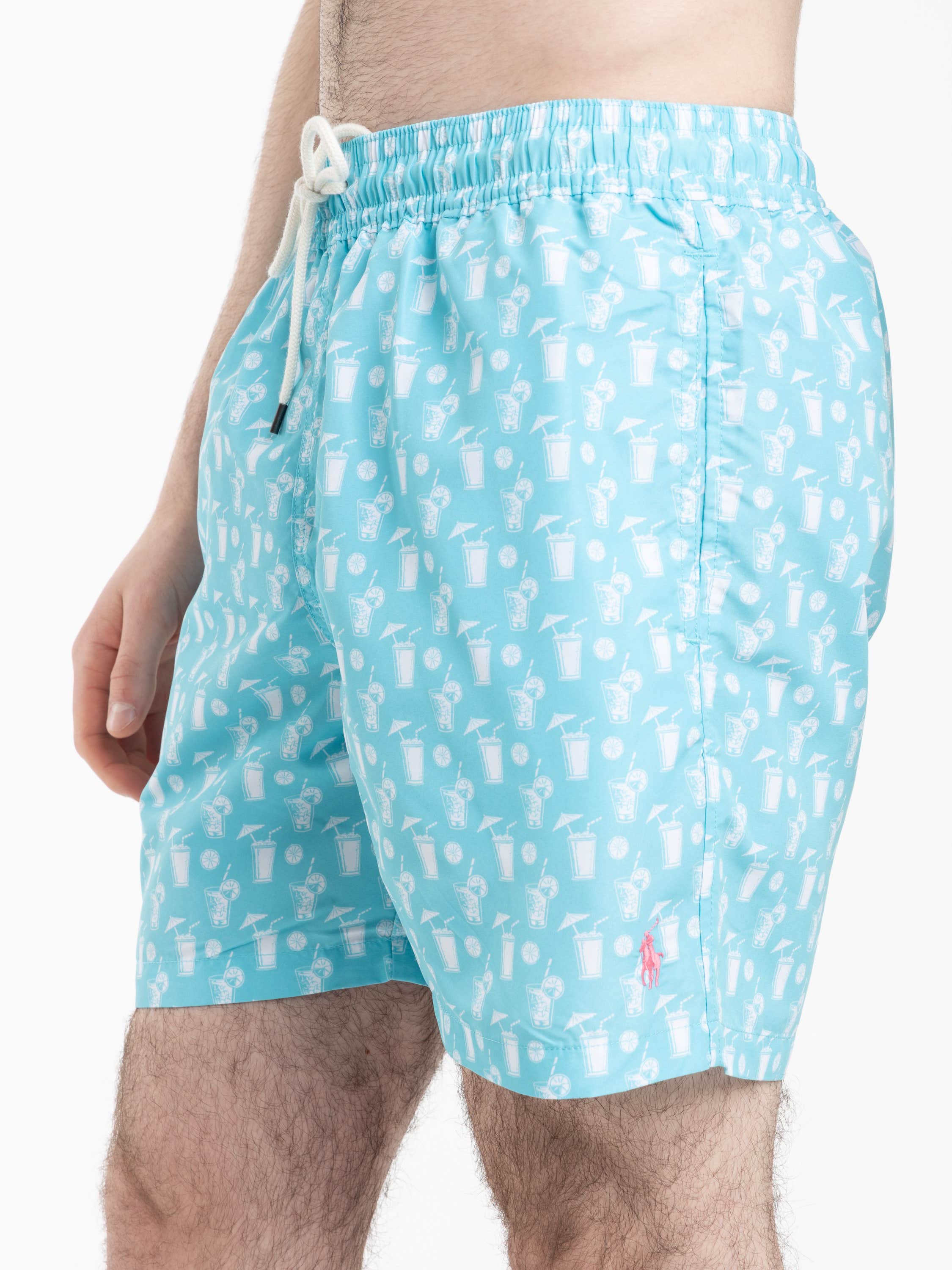 Blue Polo Cocktail Convo Traveler Classic Swim Trunk