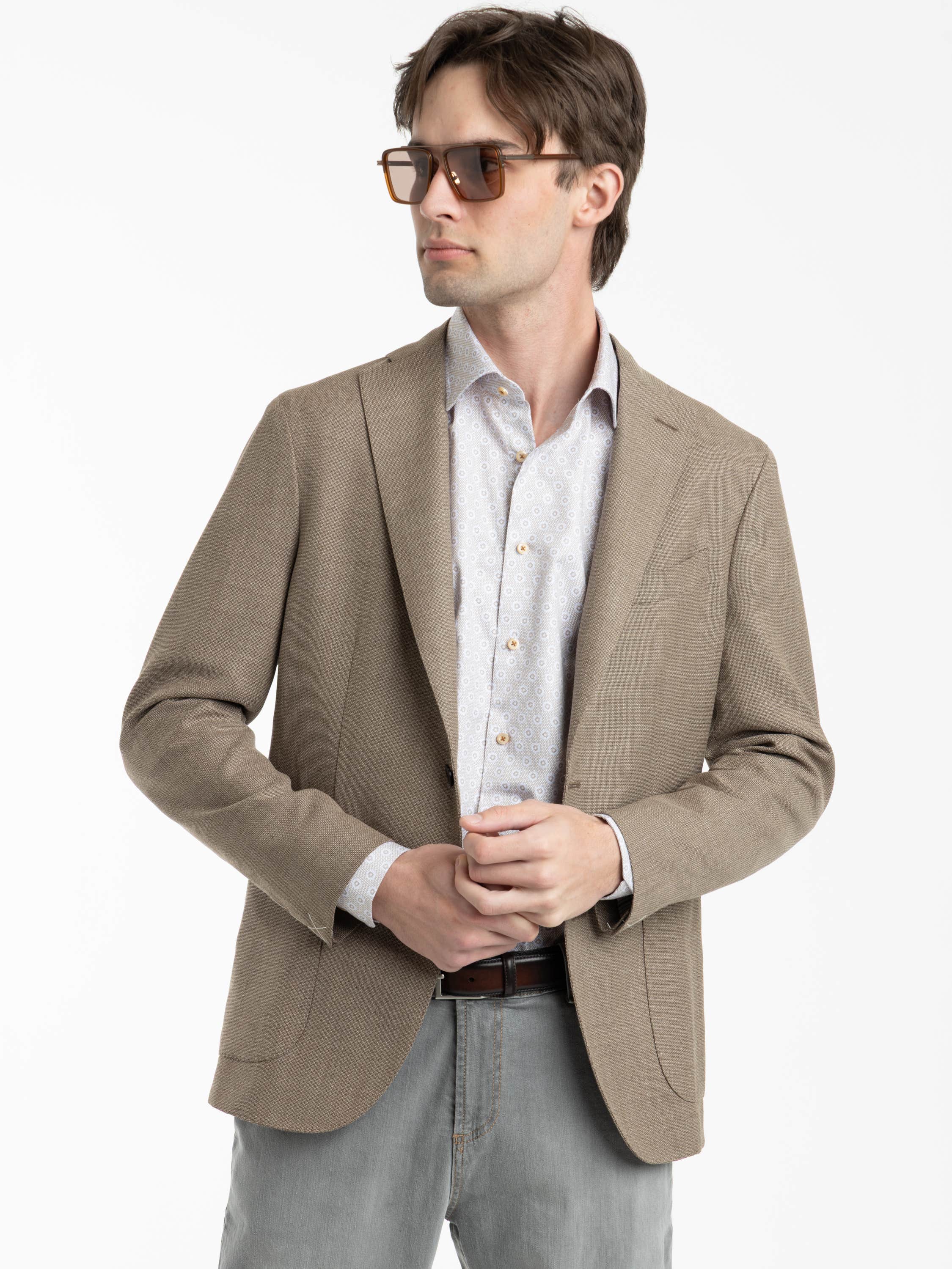 Brown Wool Sport Jacket