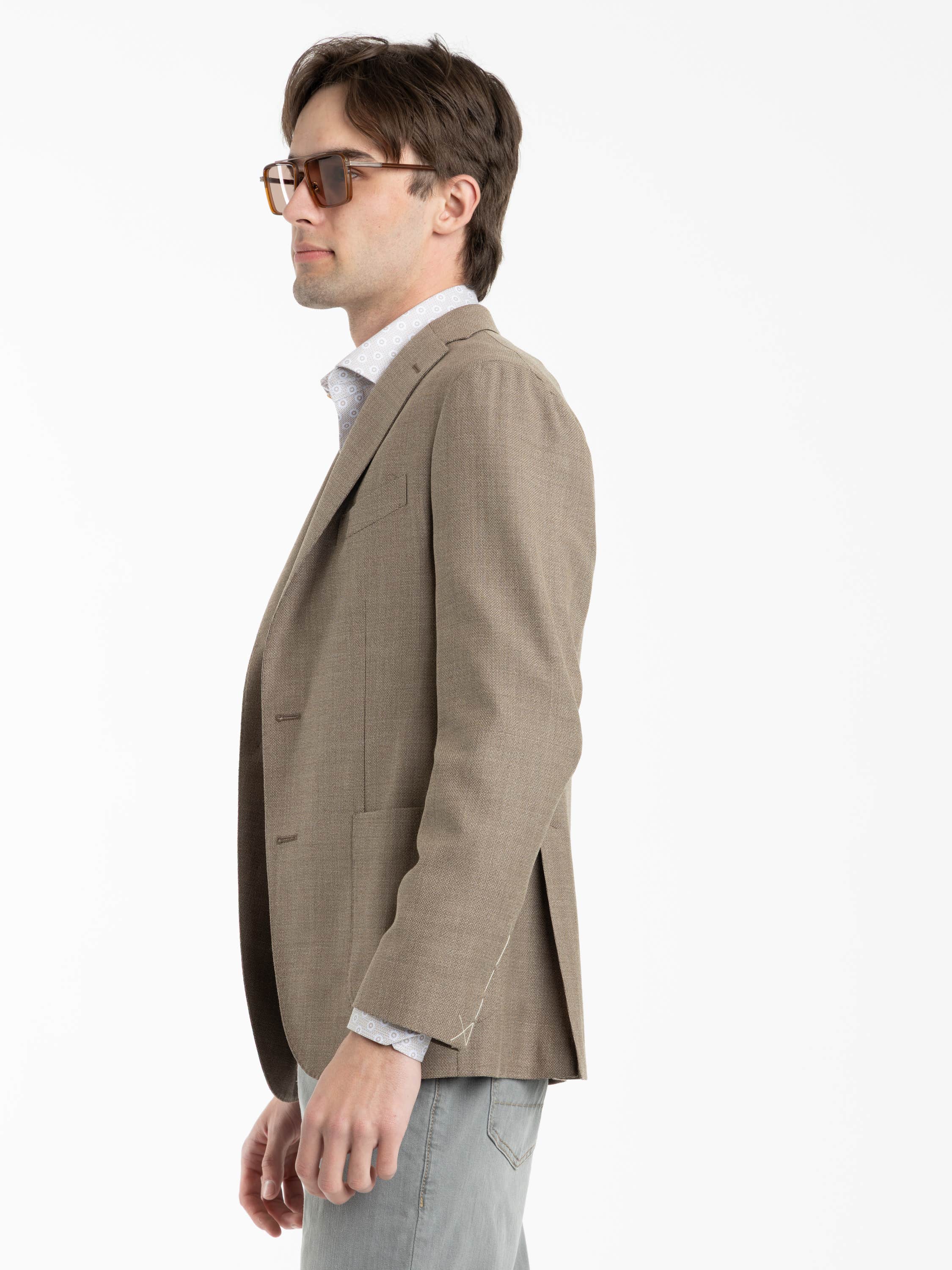 Brown Wool Sport Jacket