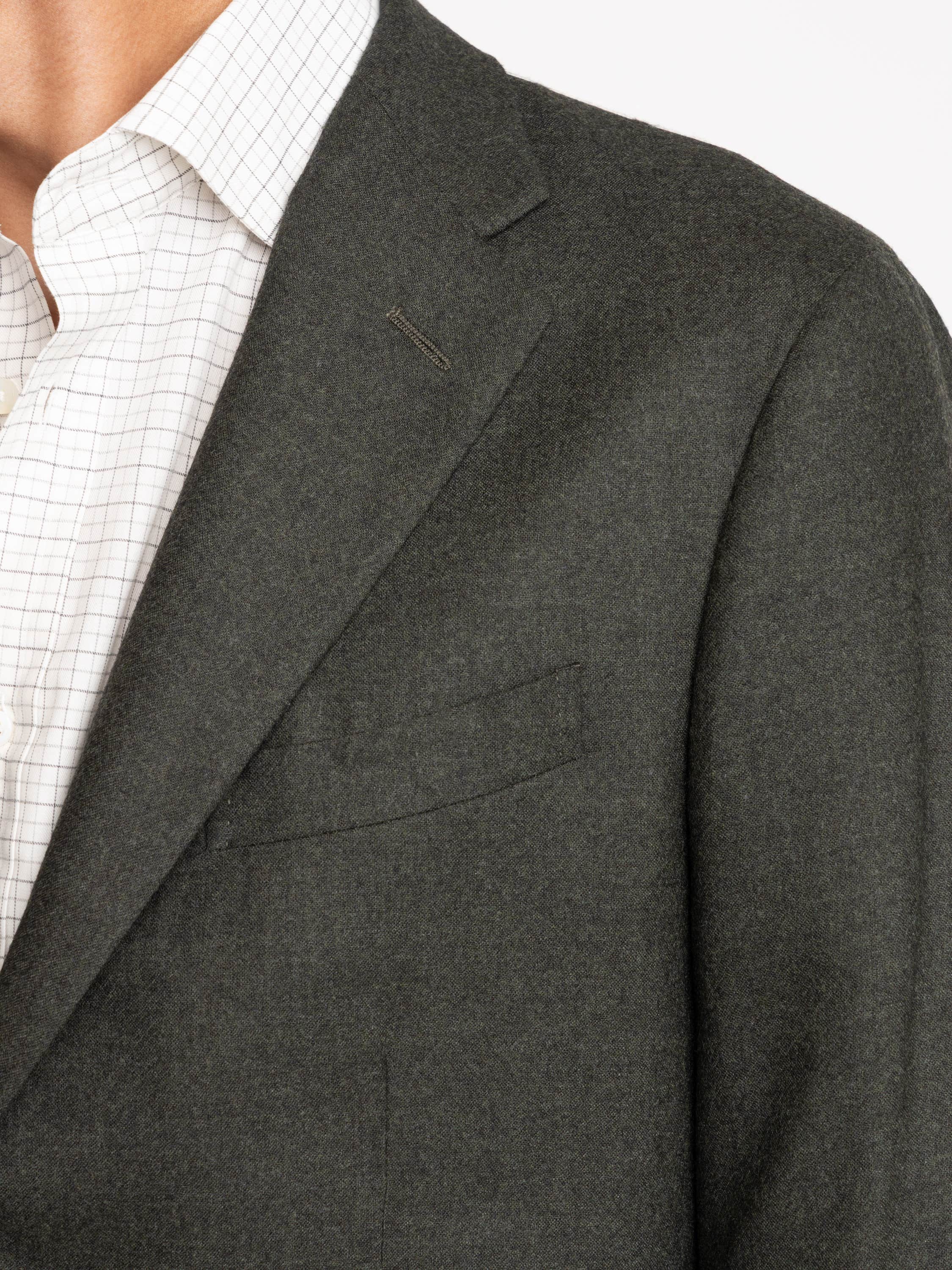 Dark Green Wool Suit