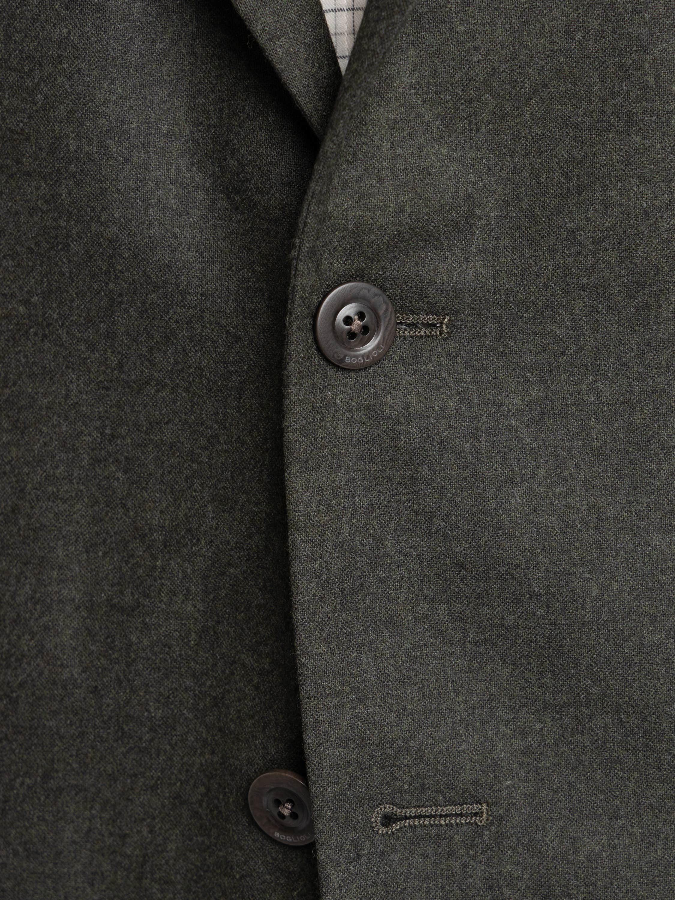 Dark Green Wool Suit