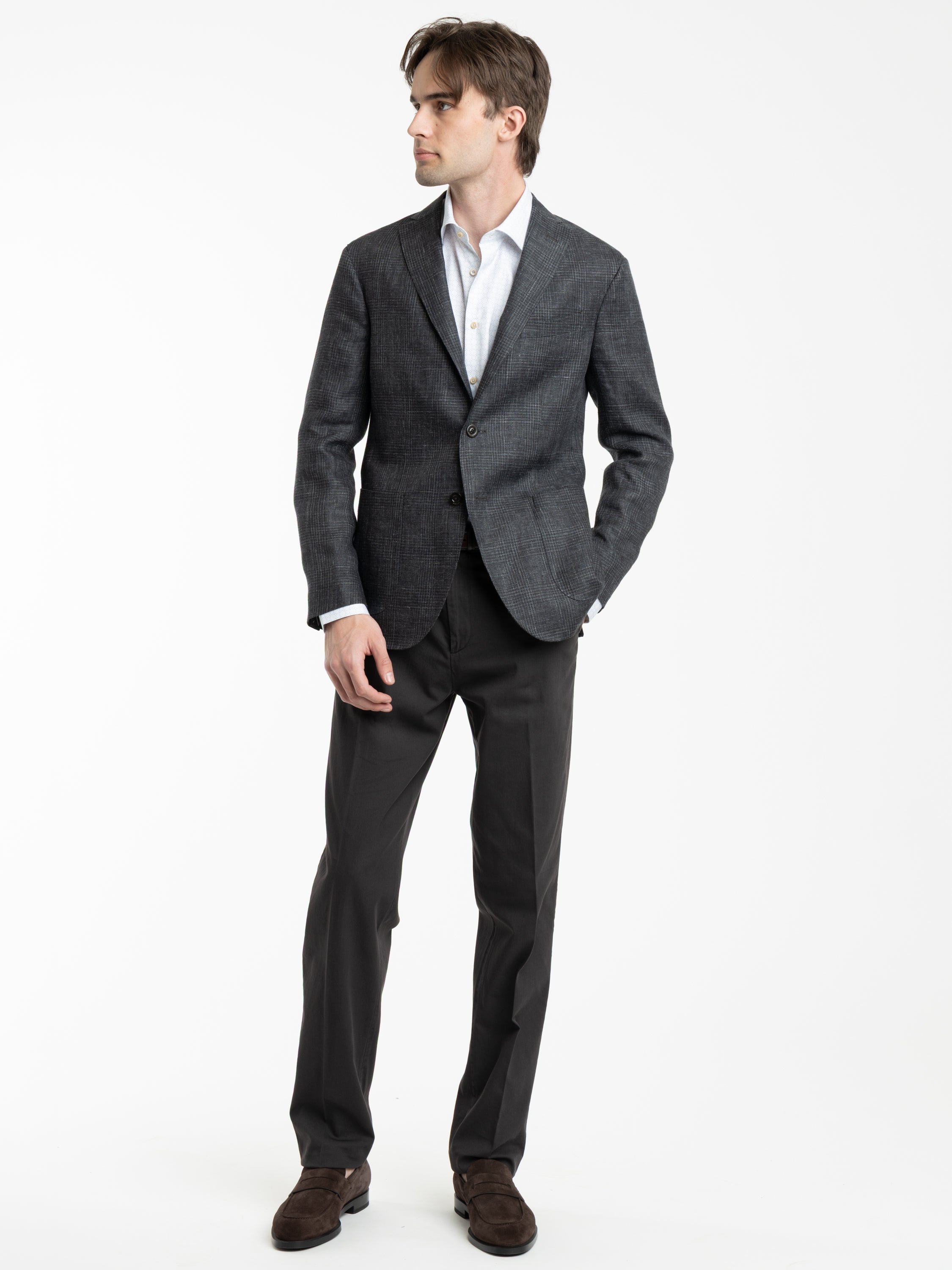 BOGLIOLI ダークグレー テーラードジャケット Boglioli – The Helm Clothing