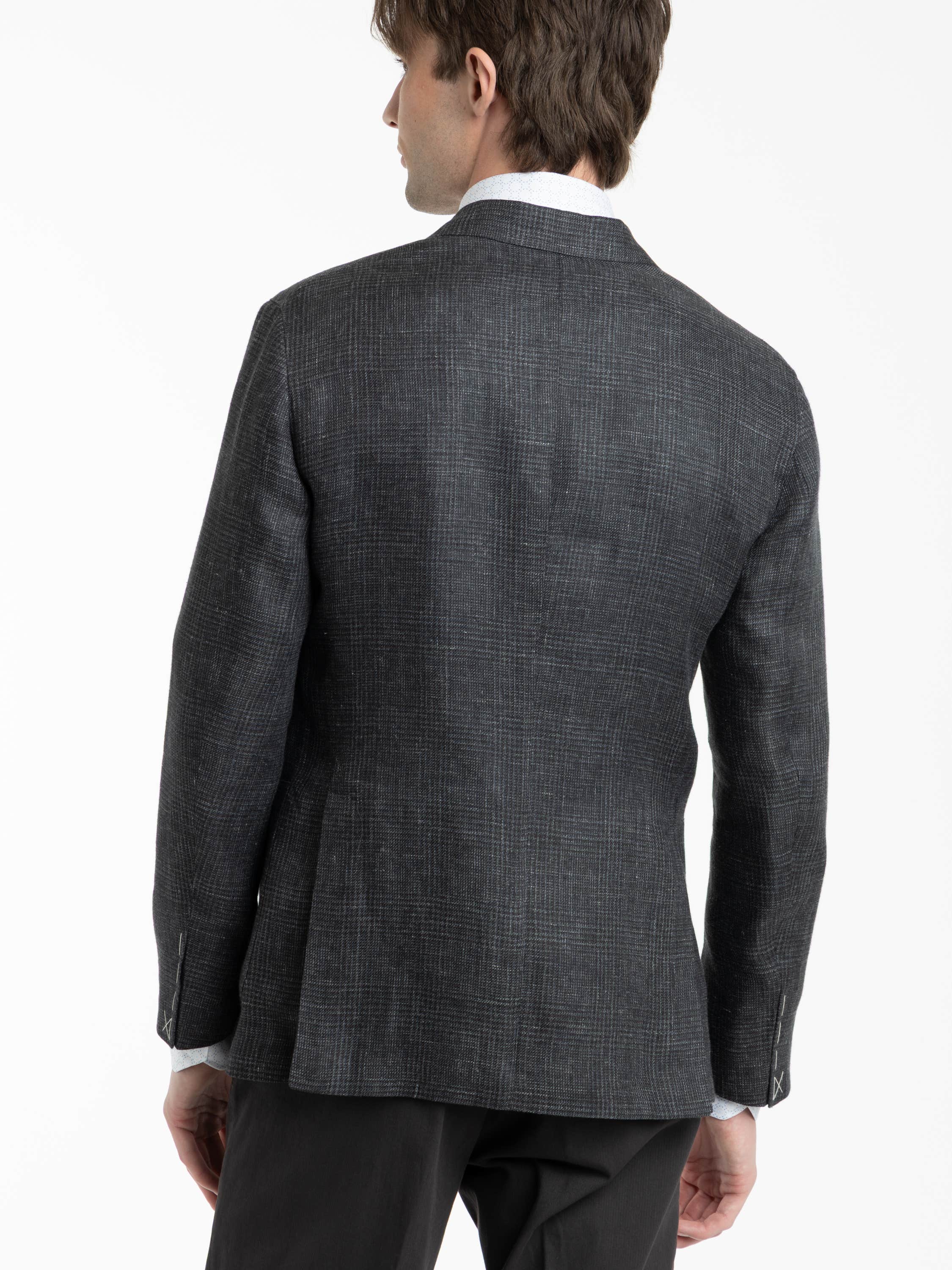 Dark Grey Virgin Wool Sport Jacket
