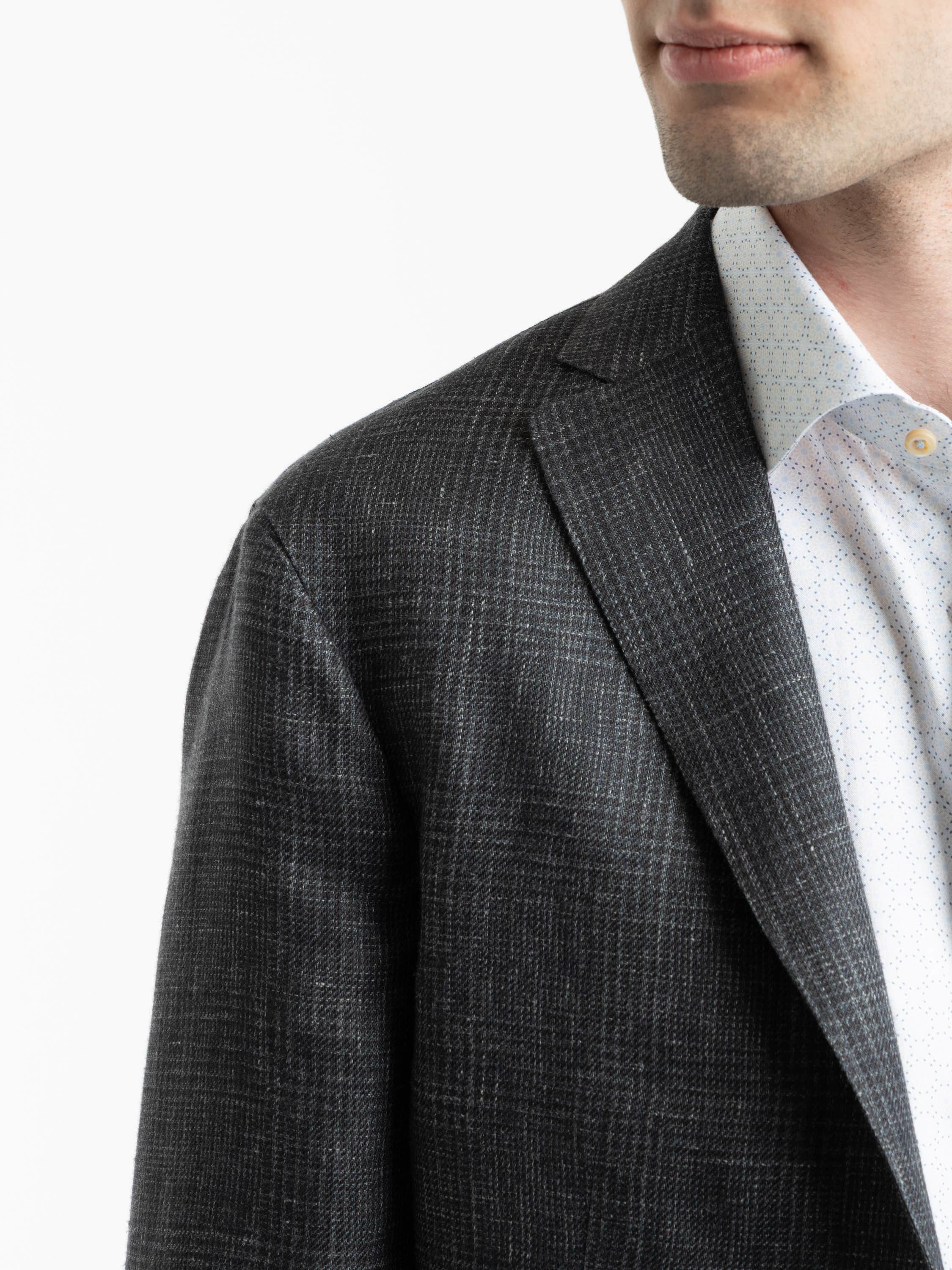 Dark Grey Virgin Wool Sport Jacket