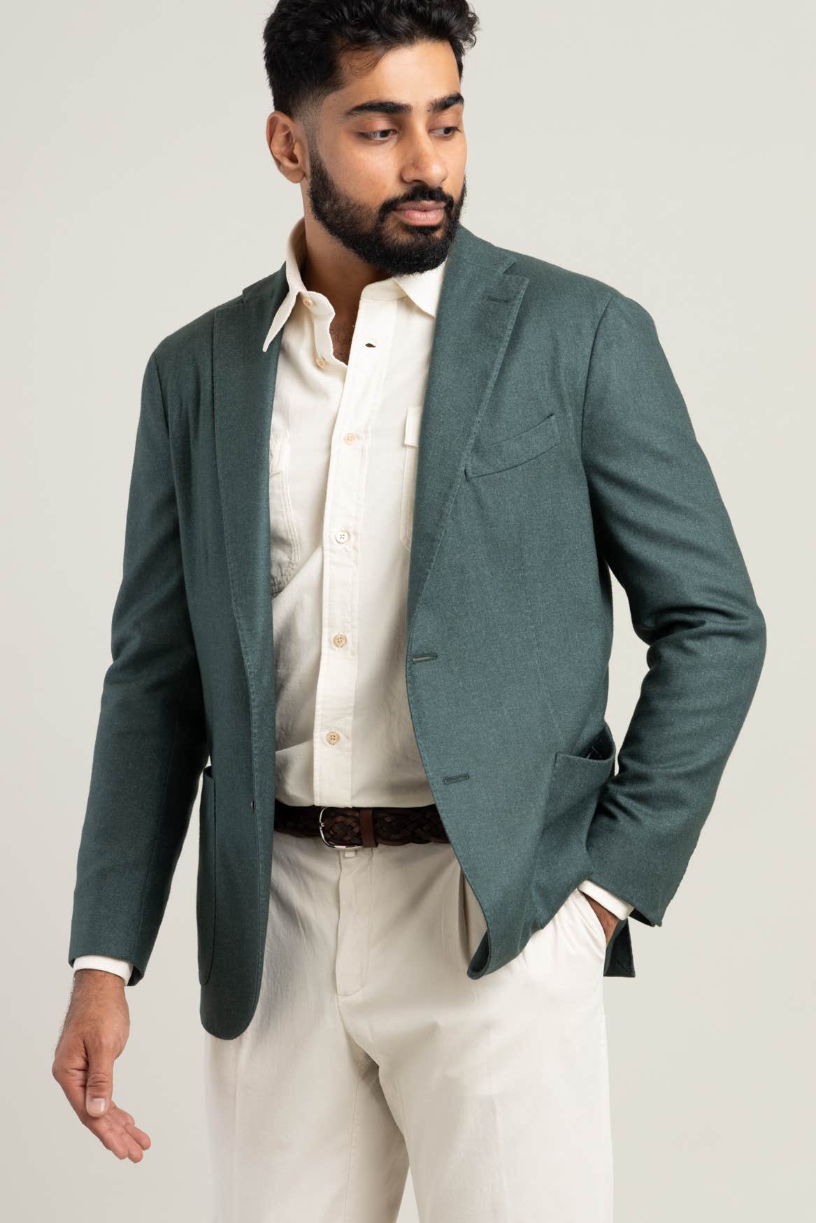Green Wool Sport Jacket