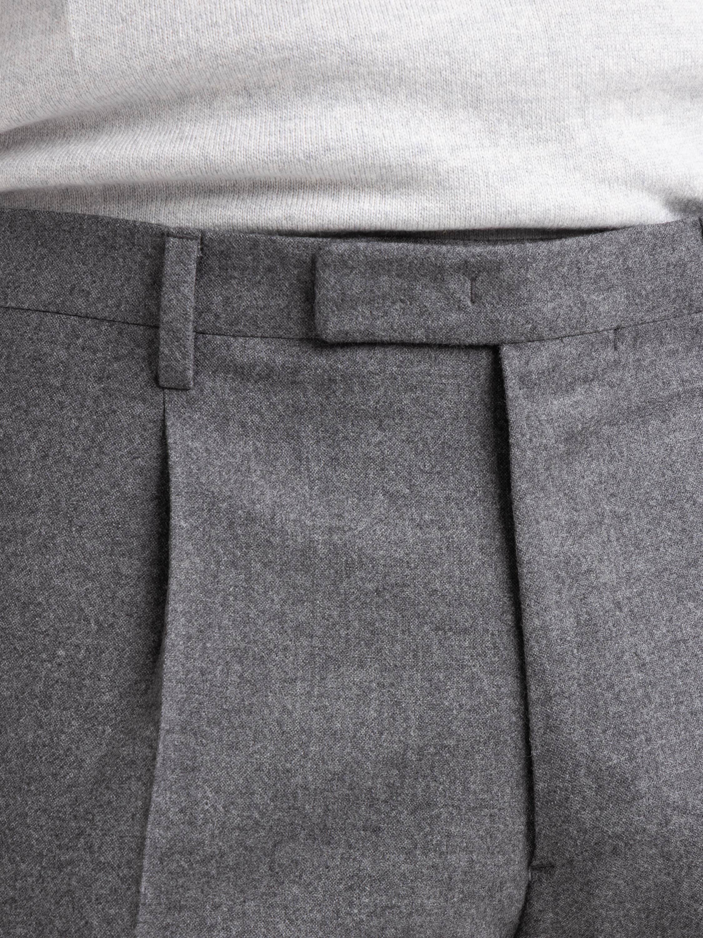 Grey Wool Dress Pants