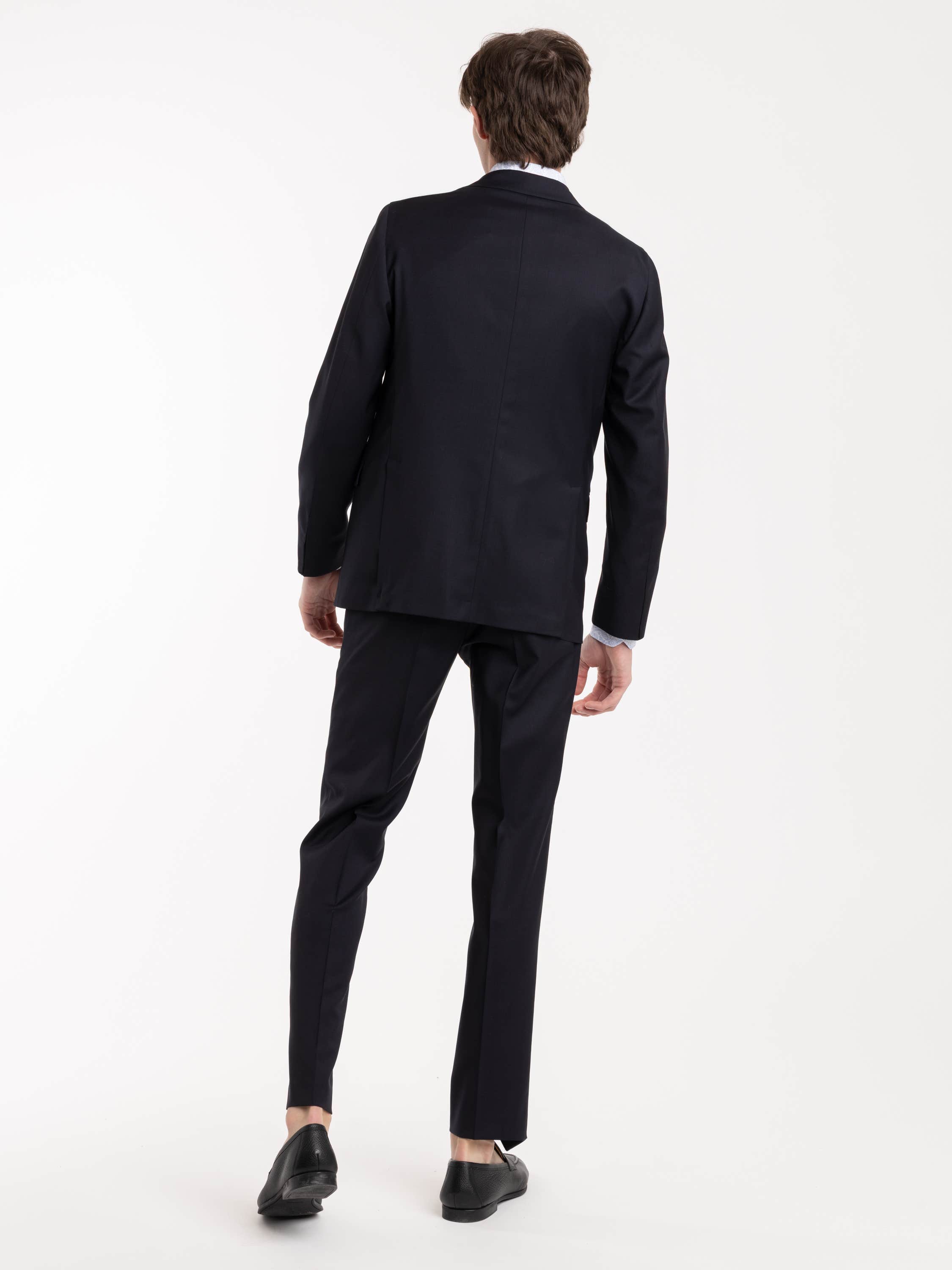 Navy Cotton Suit