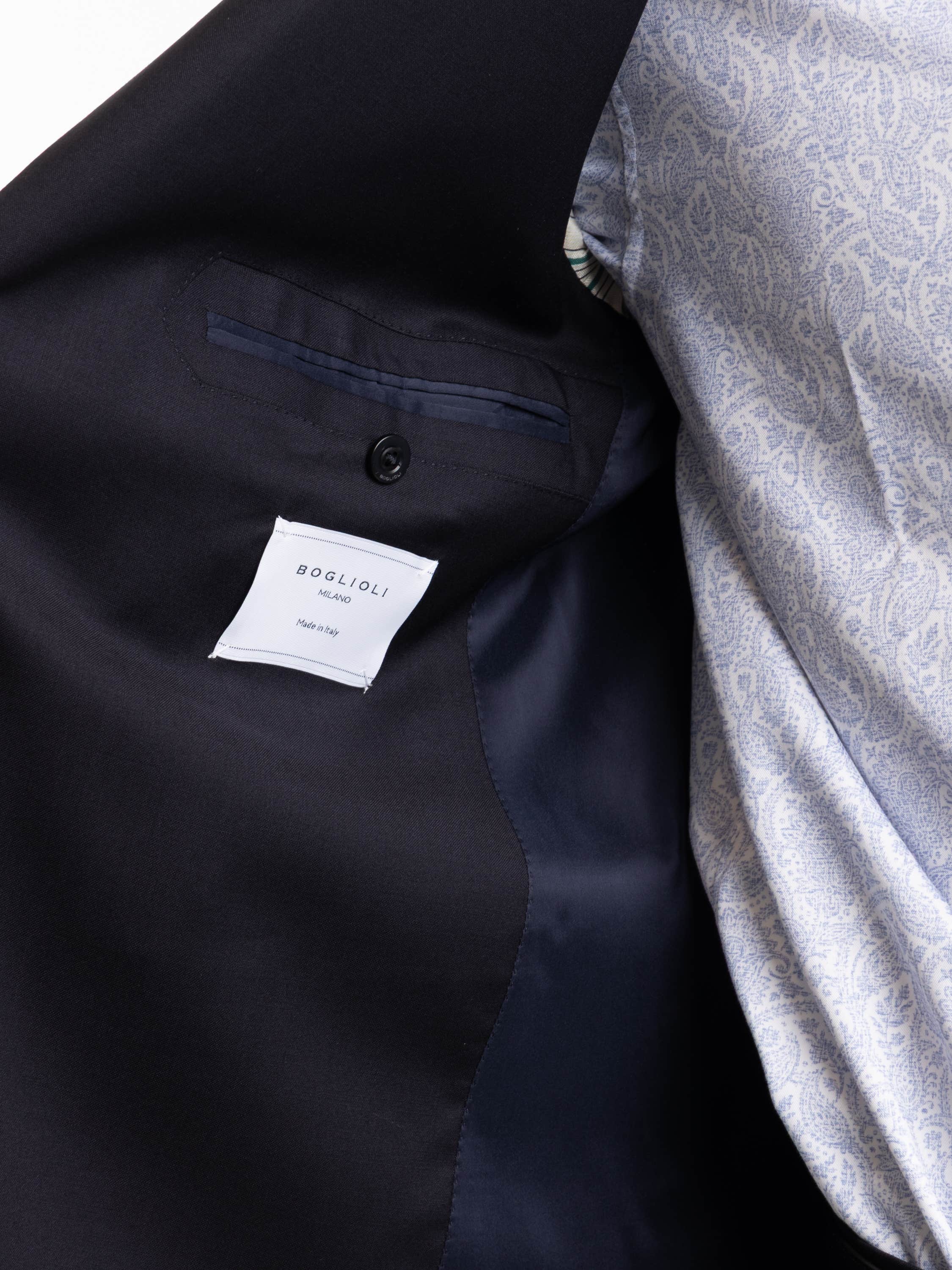 Navy Cotton Suit