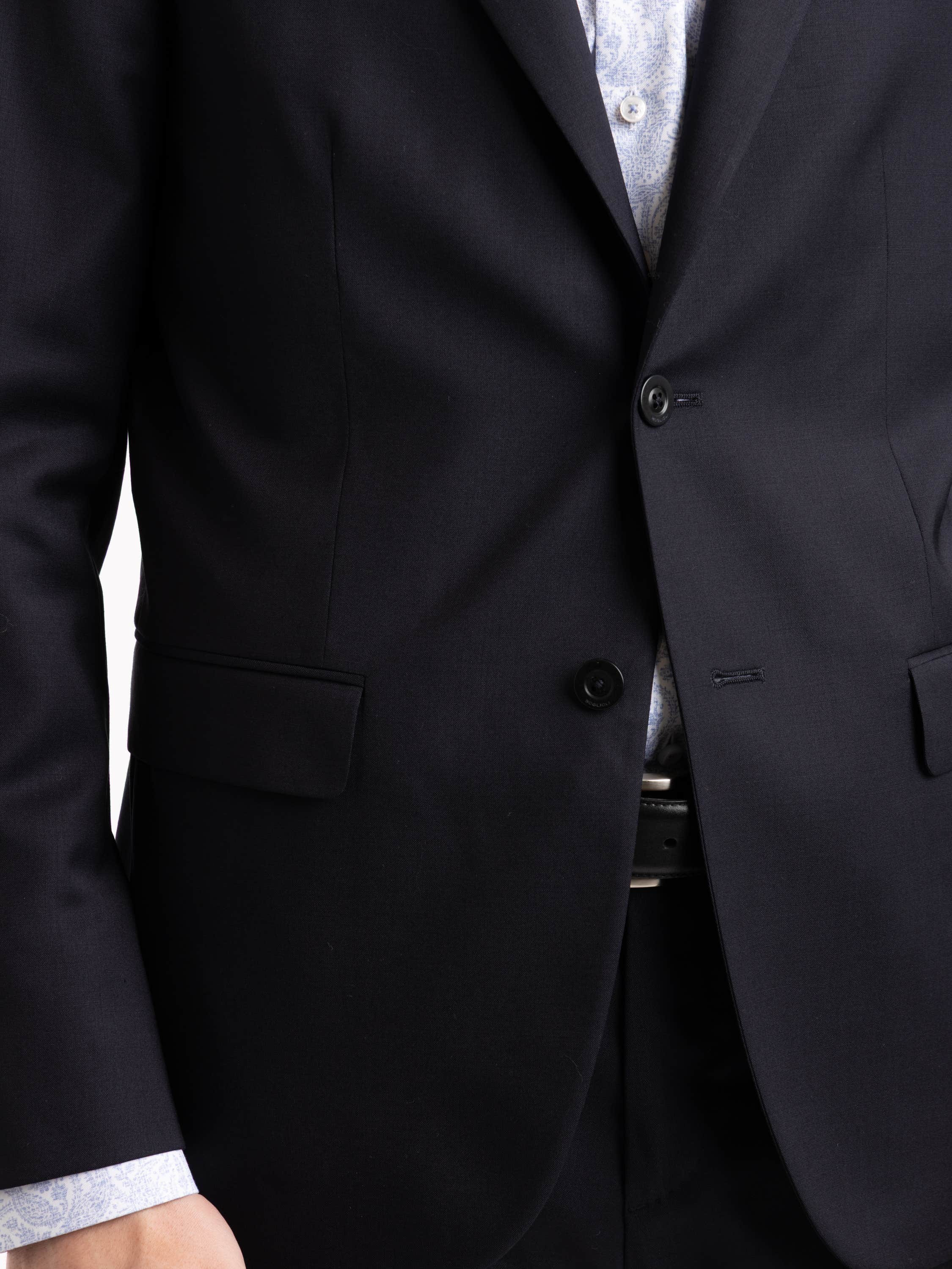 Navy Cotton Suit