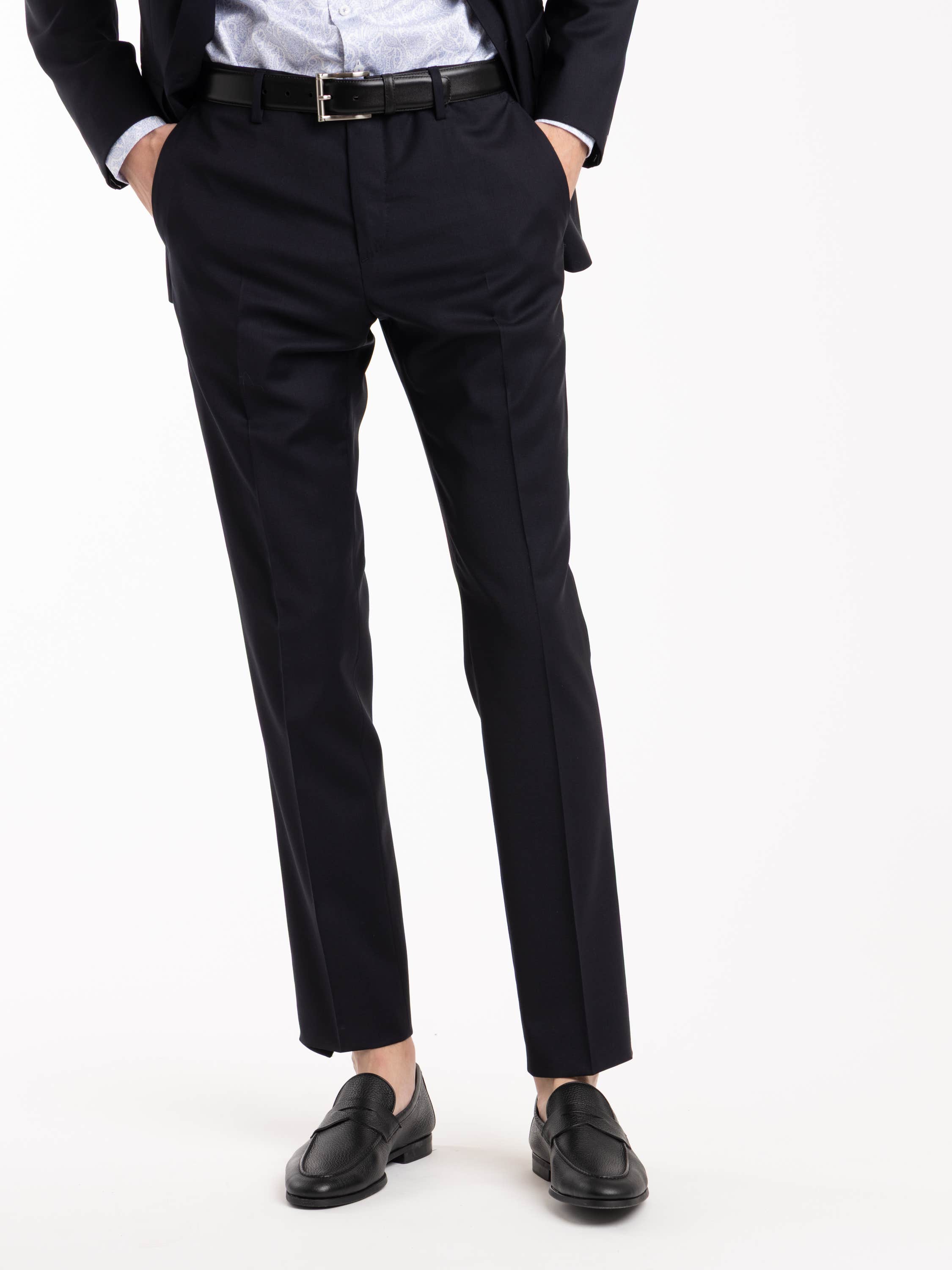 Navy Cotton Suit