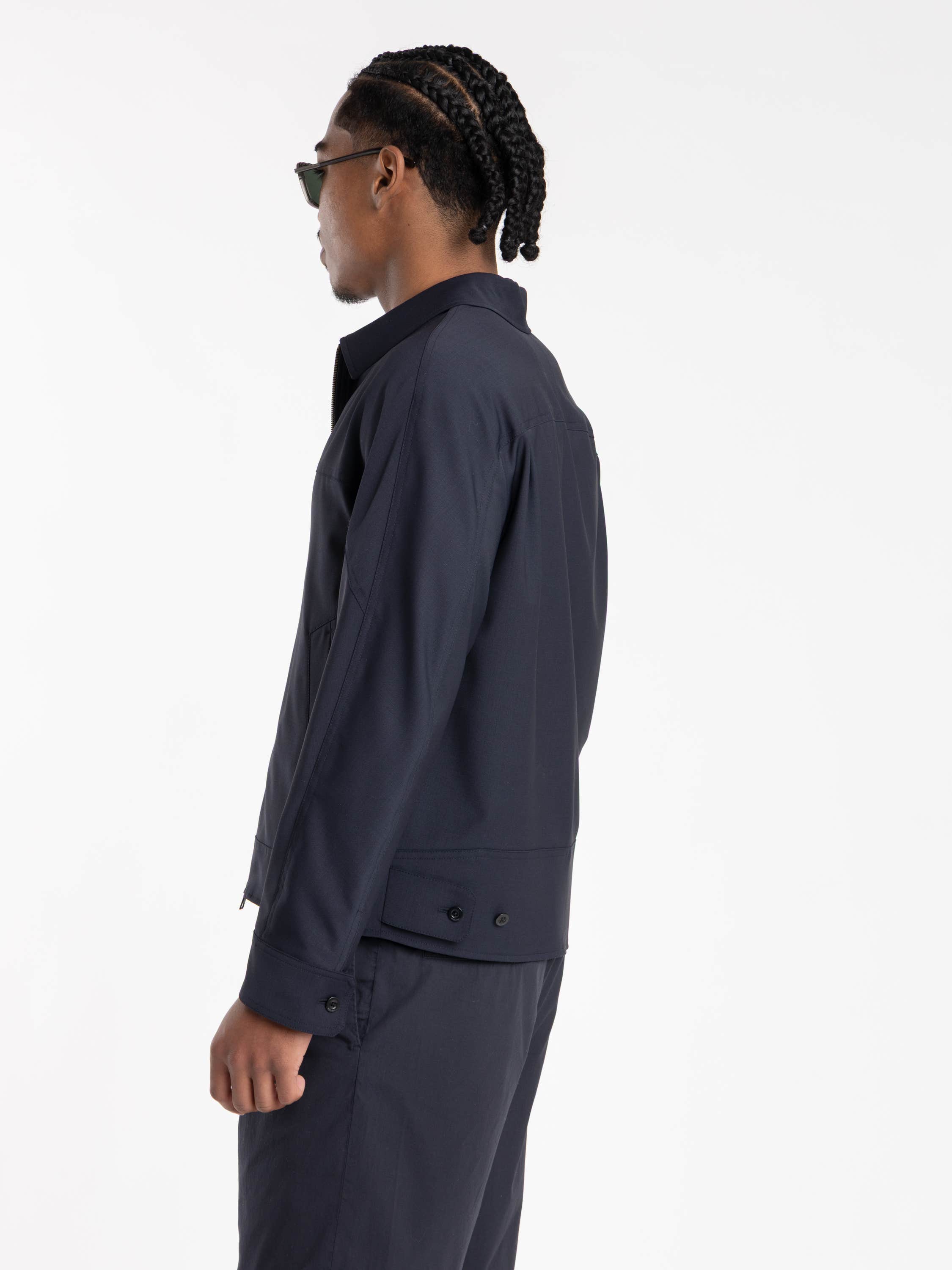 Navy Zip Jacket