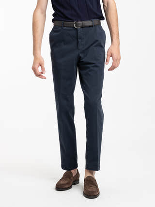 Briglia 1949 Navy Cotton Trouser