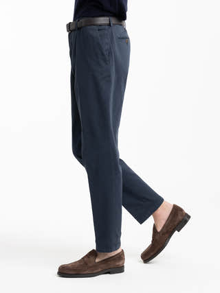 Briglia 1949 Navy Cotton Trouser
