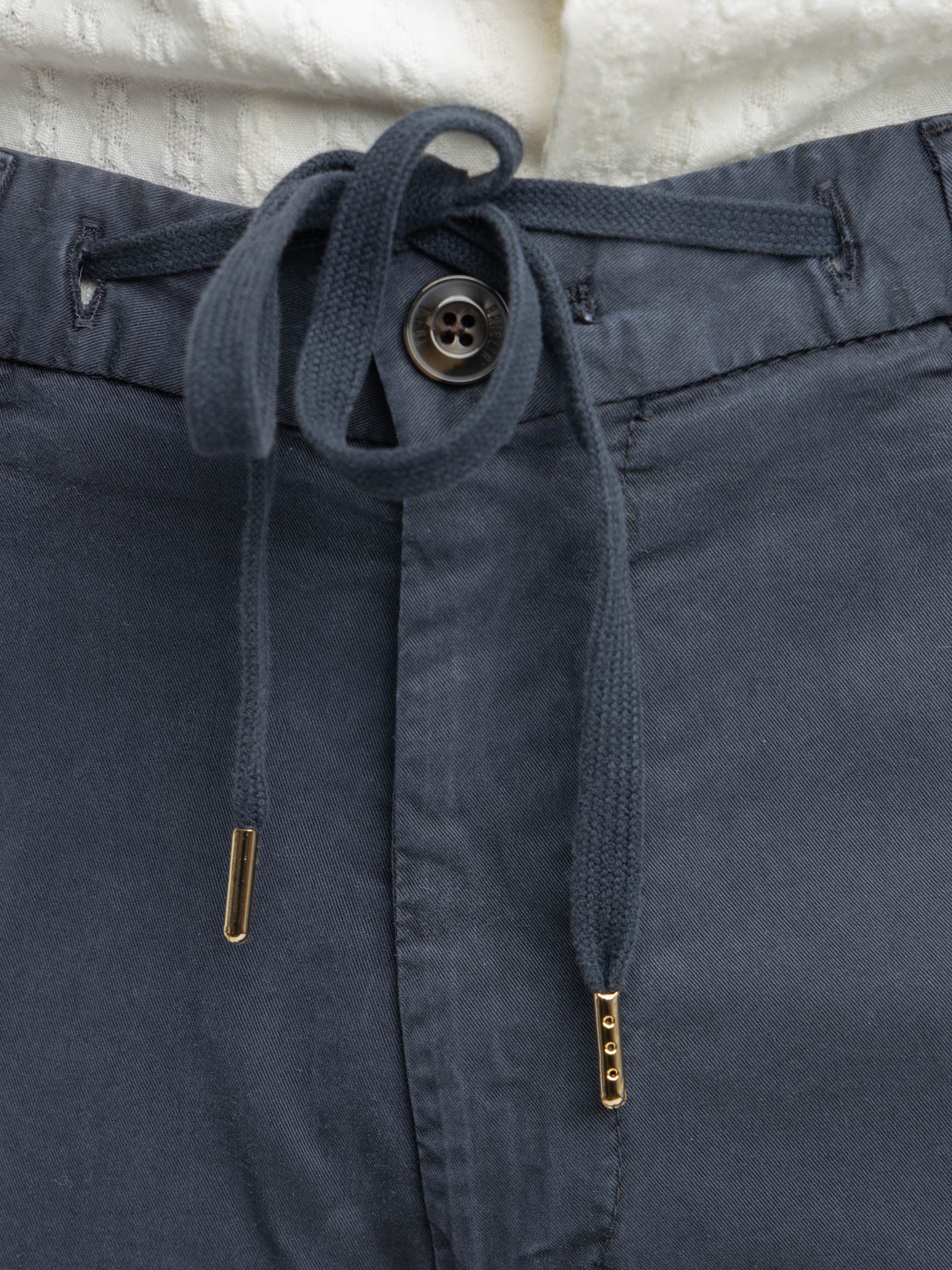 Navy Drawstring Shorts