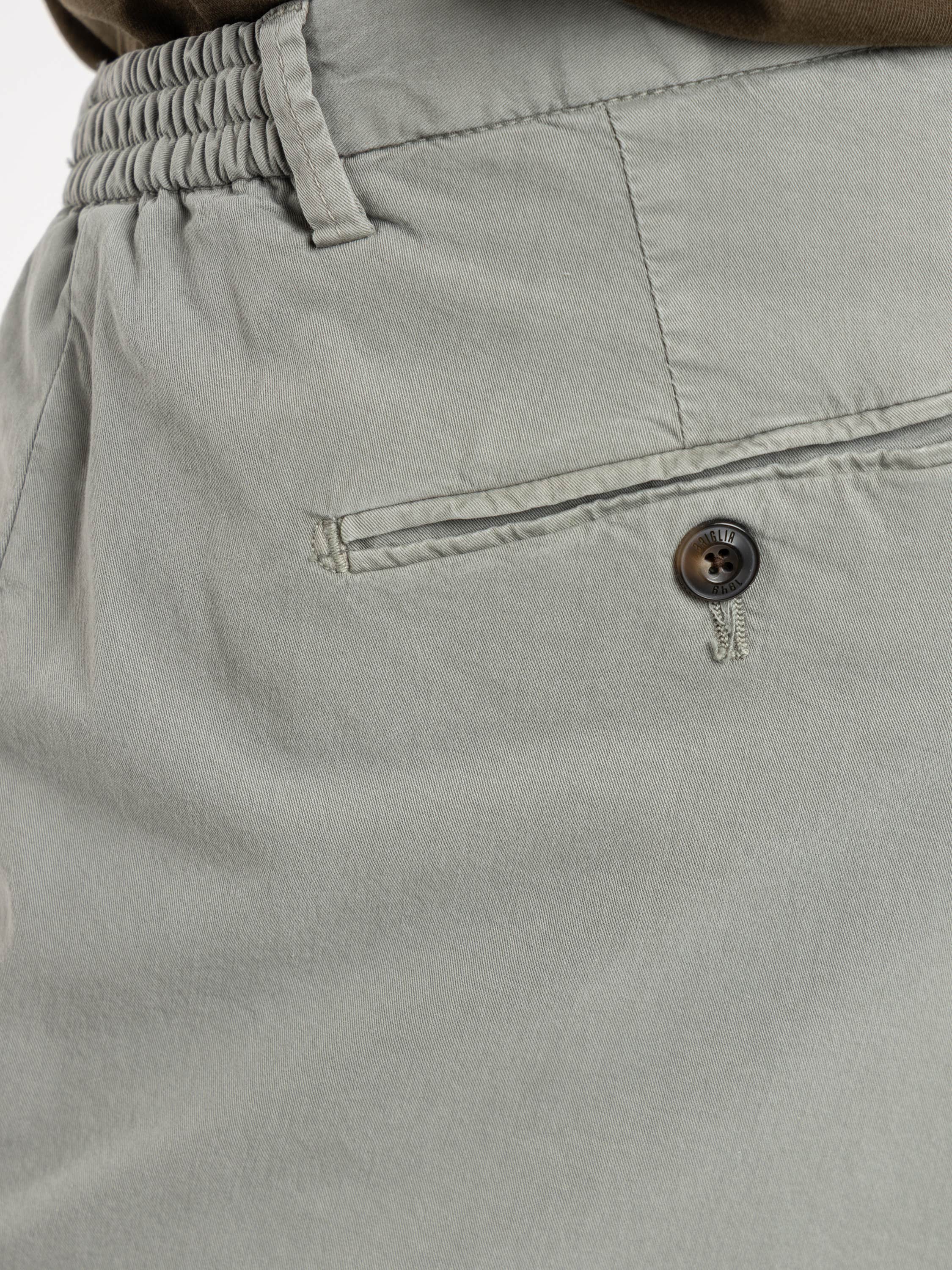 Light Green Malibu Cotton-Blend Drawstring Shorts
