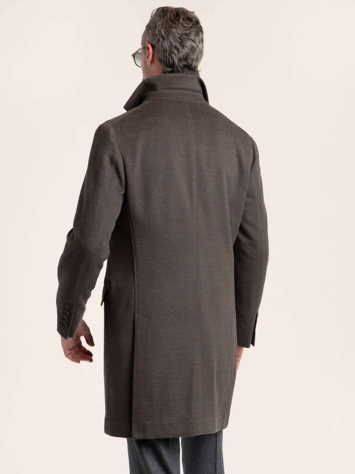Anthracite Lightweight Virgin Wool Cloth Coat