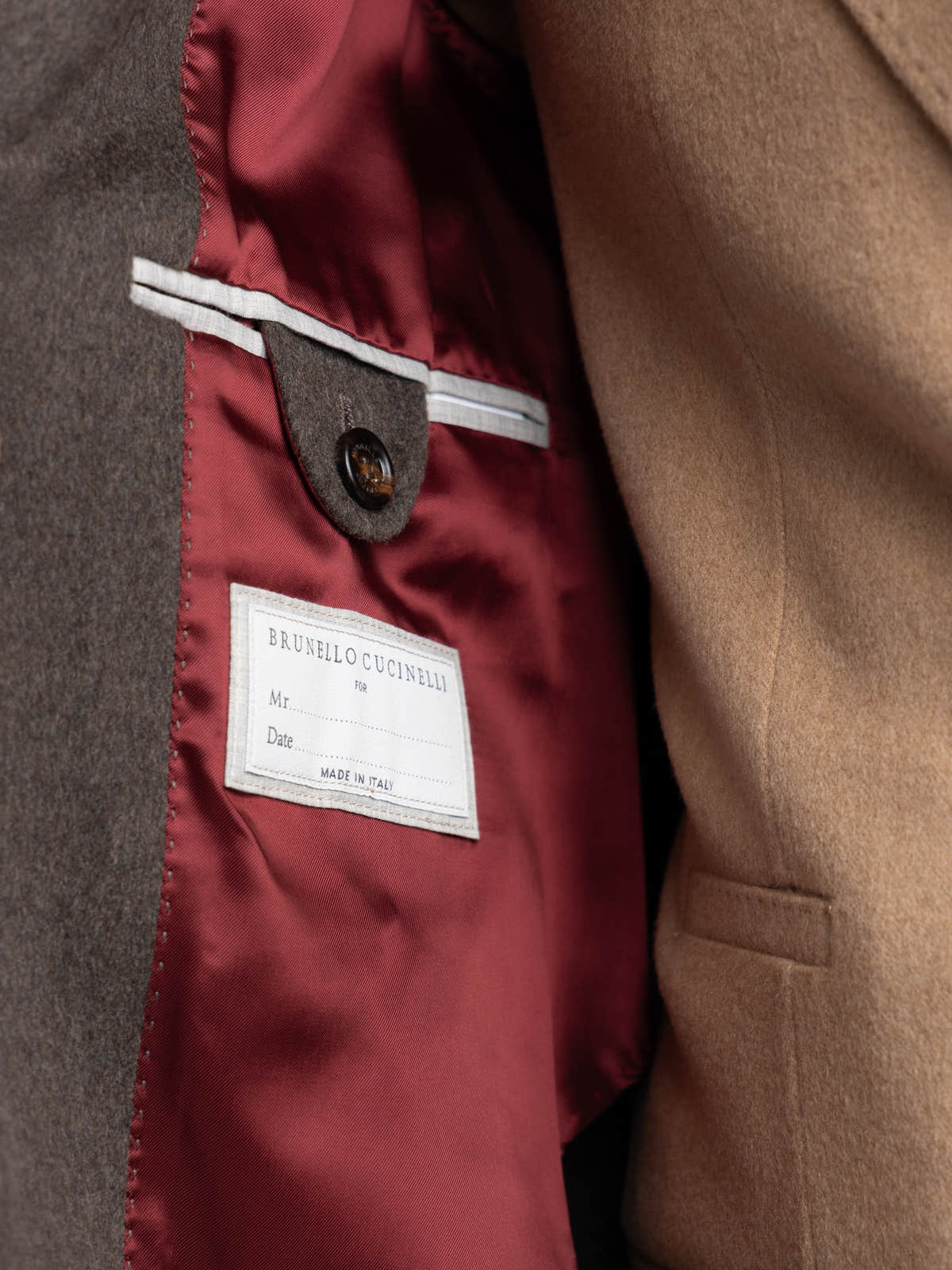 Anthracite Lightweight Virgin Wool Cloth Coat