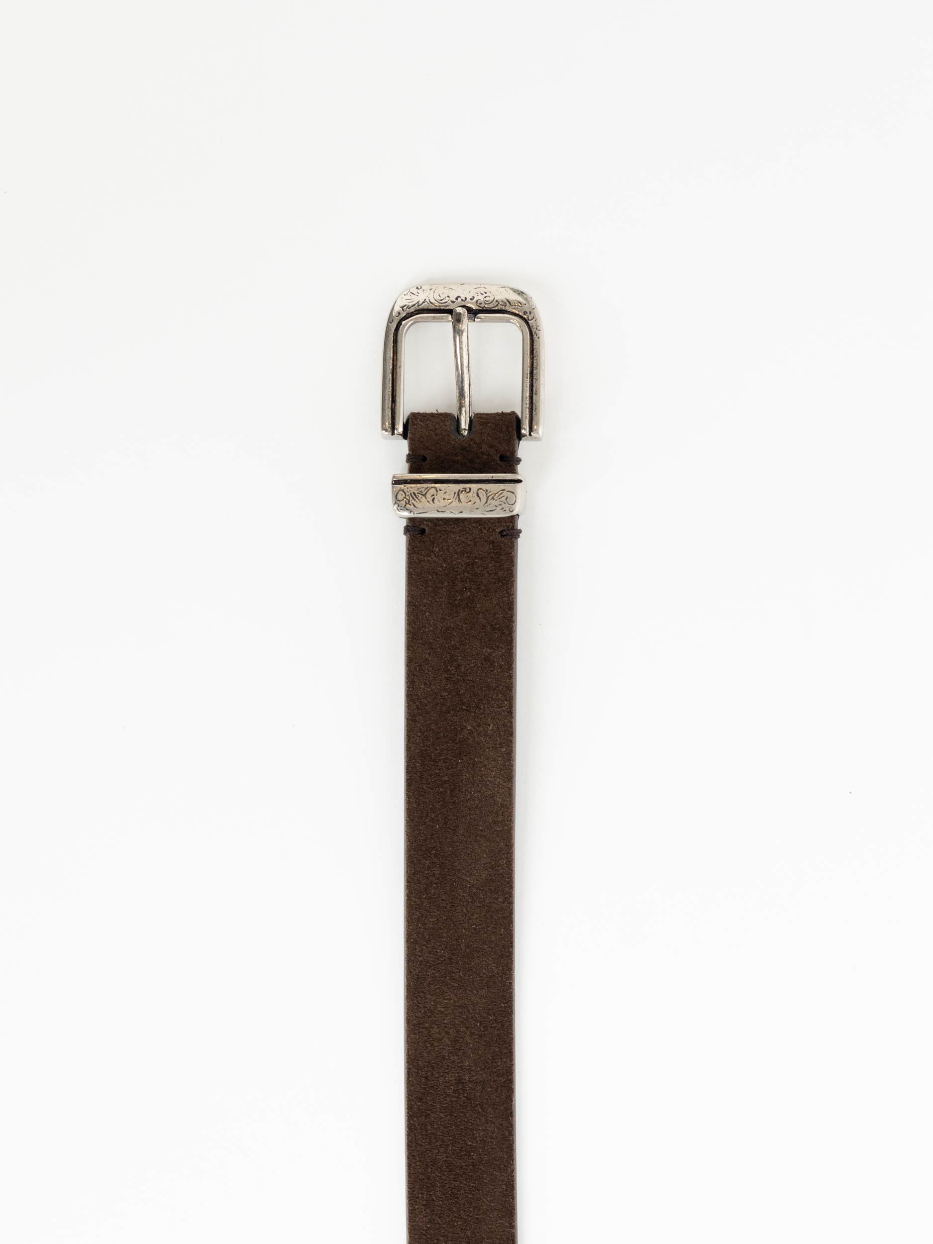 Brown Pull-Up Calfskin Belt