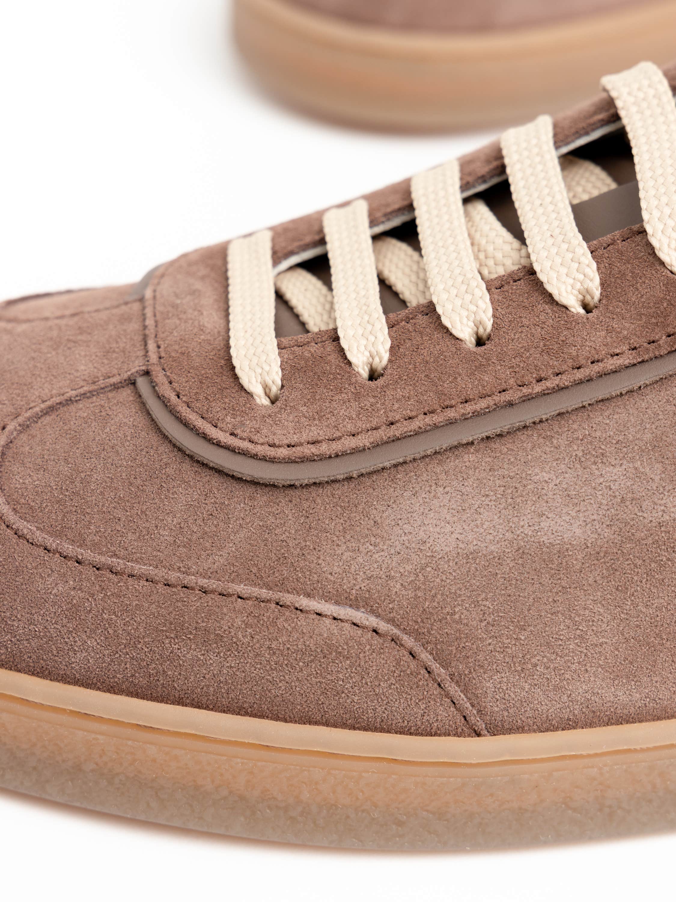 Brown Suede Sneakers