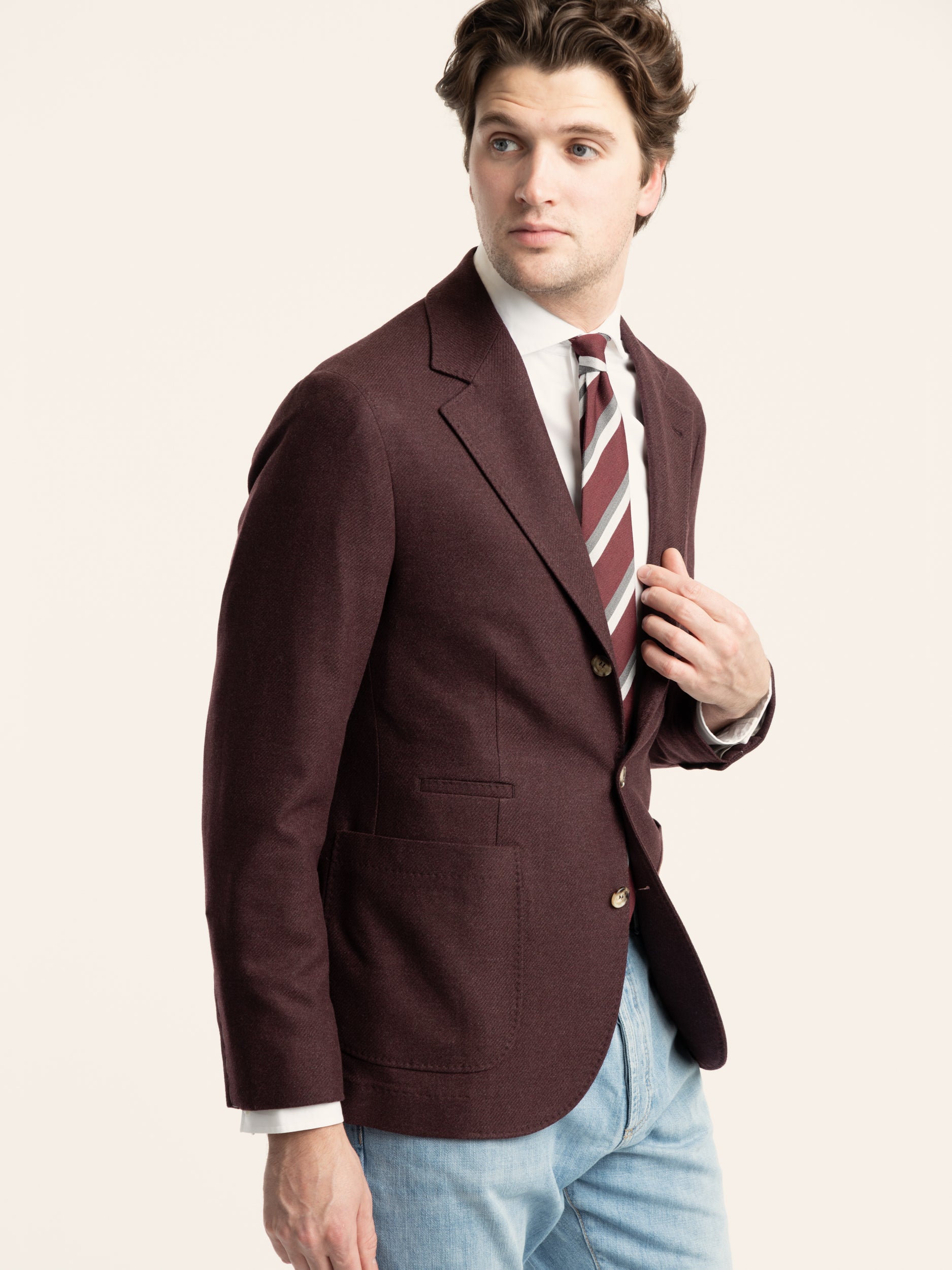 Burgundy hotsell sports jacket