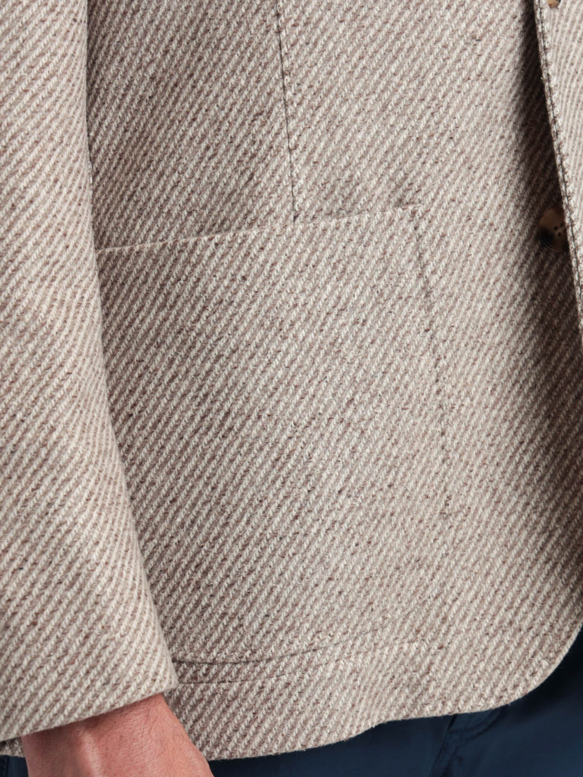 Camel Cashmere And Vicuña Beaver Cloth Outerwear Sport Jacket