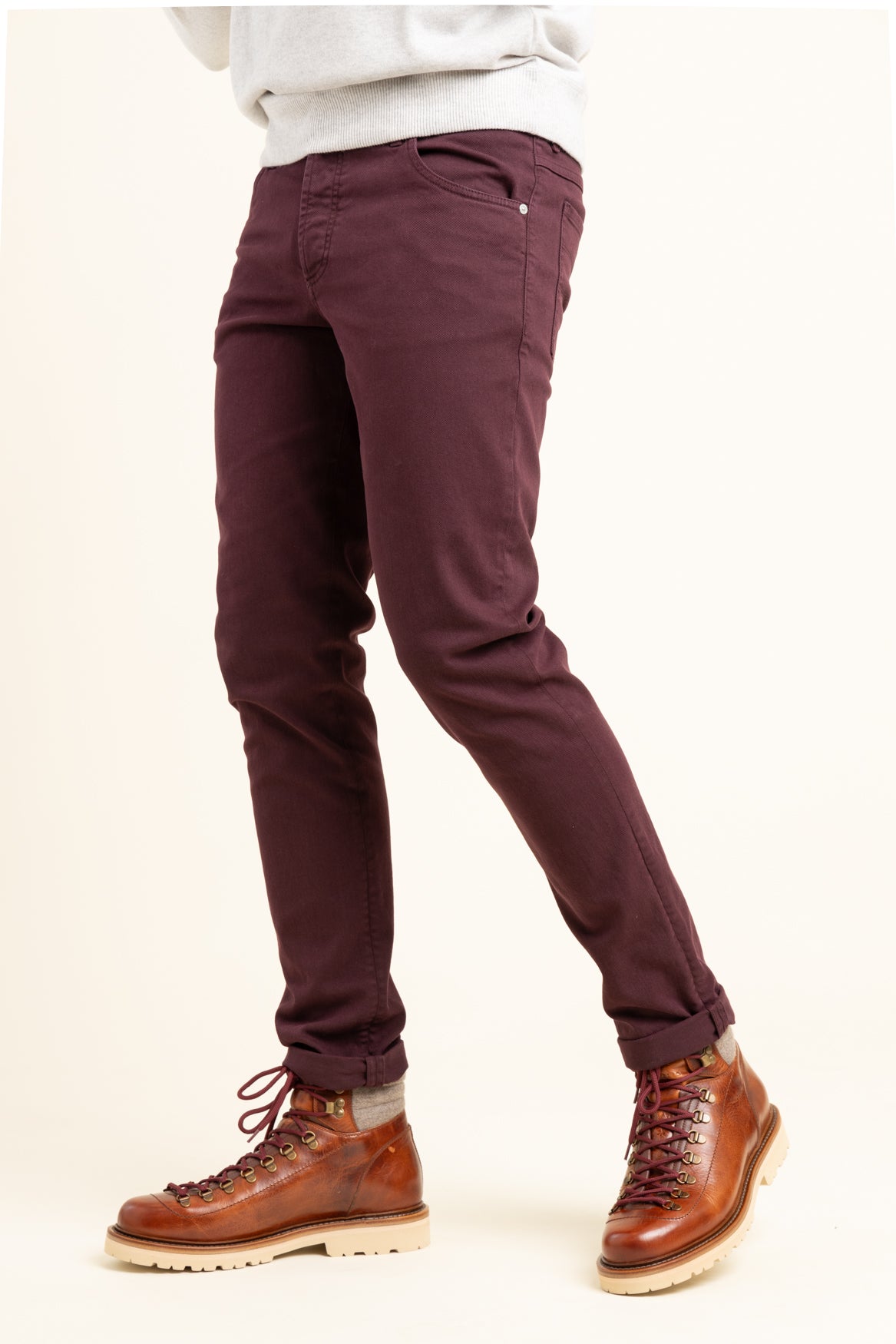 Burgundy slim hot sale fit jeans