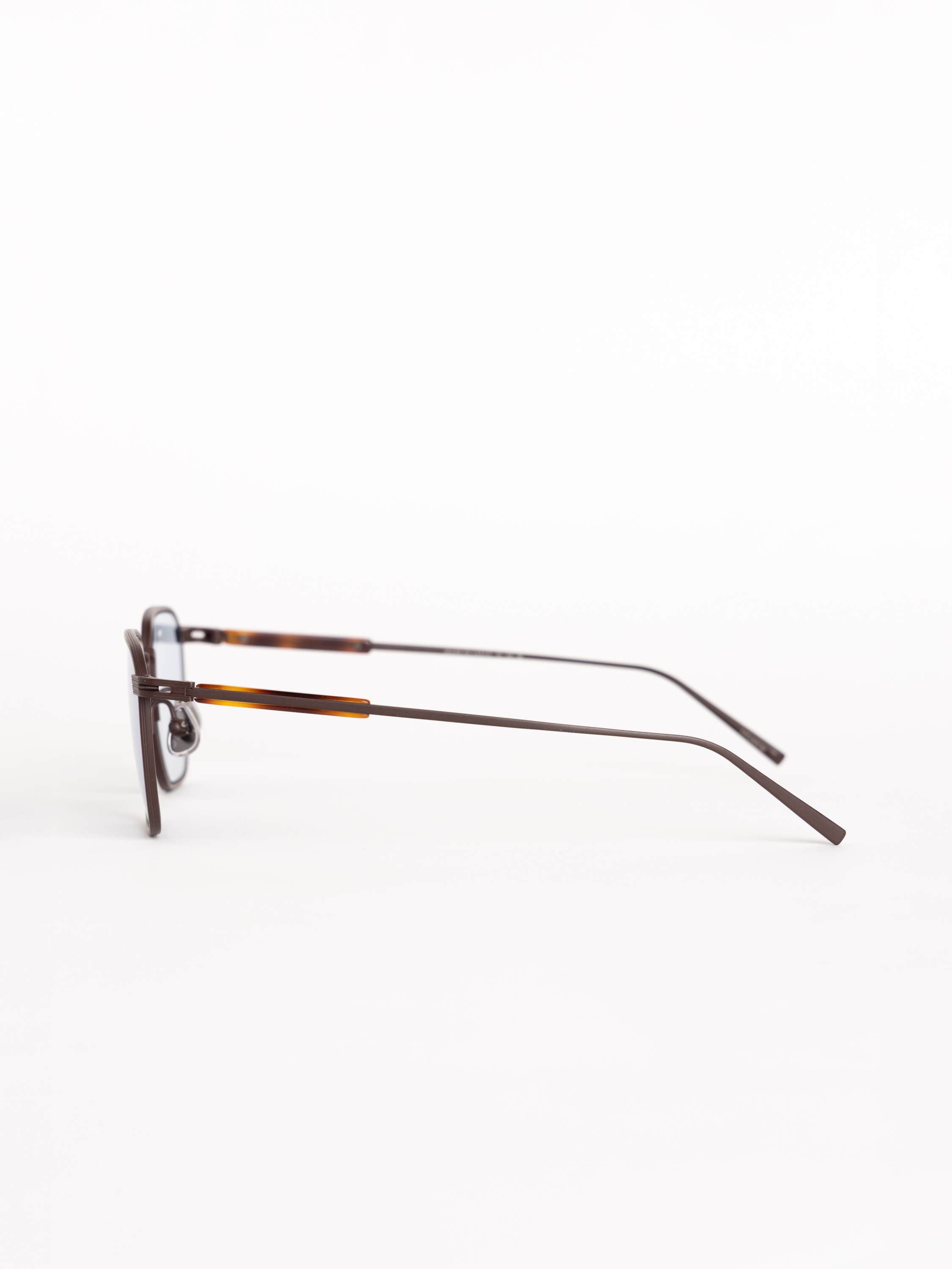 Espresso Titanium Navigator Sunglasses