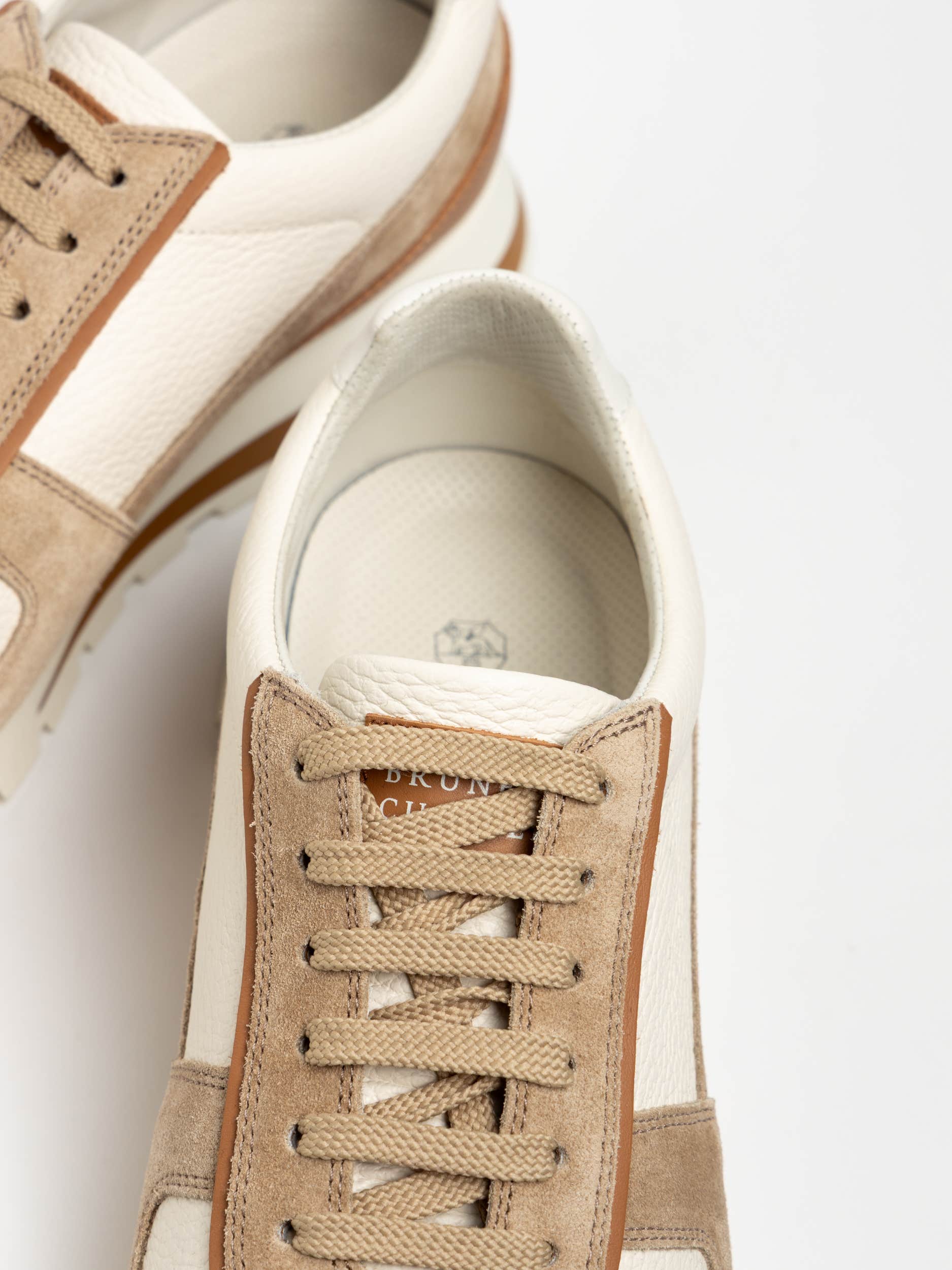 Hazelnut Grained Calfskin/Suede Runners