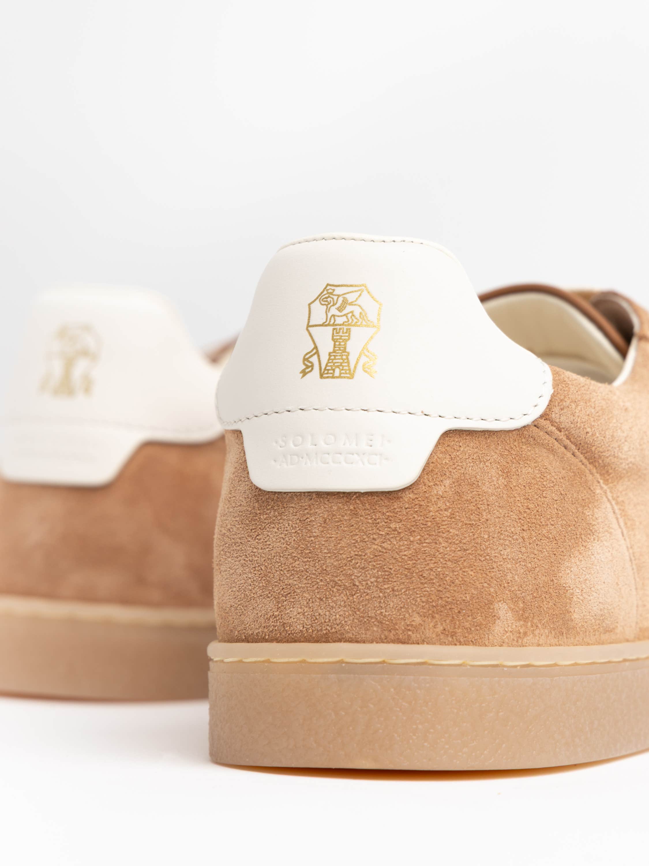 Light Brown Suede Sneakers