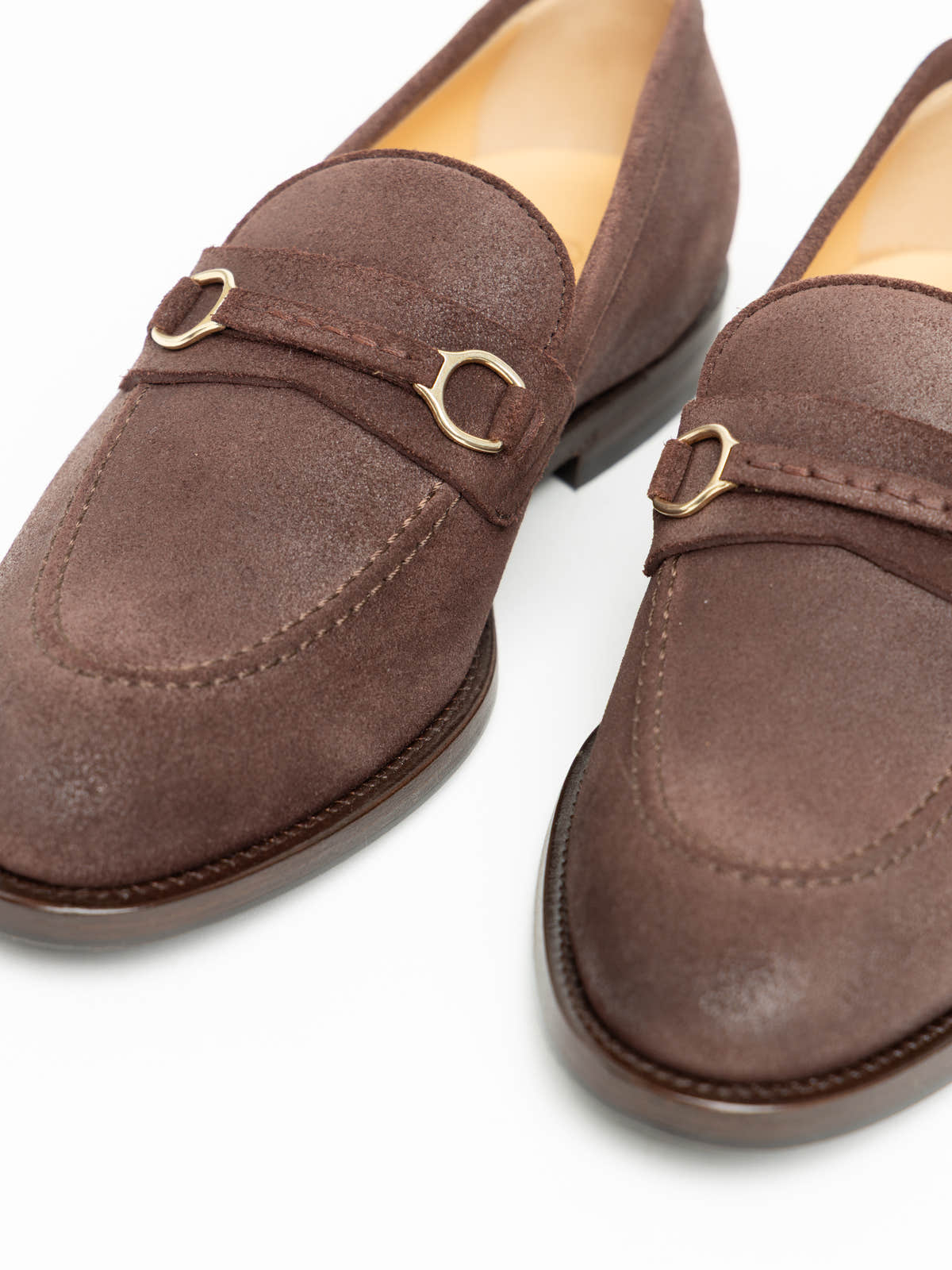 Oiled Suede Brown Penny Loafers – The Helm Clothing