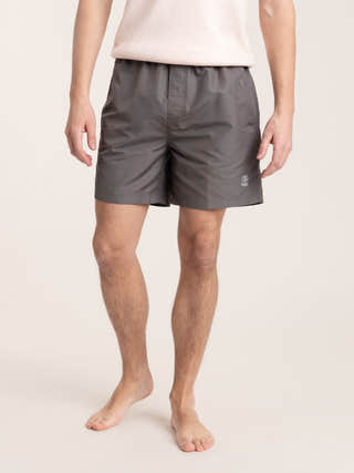 Brunello Cucinelli Panama Grey Swim Trunks