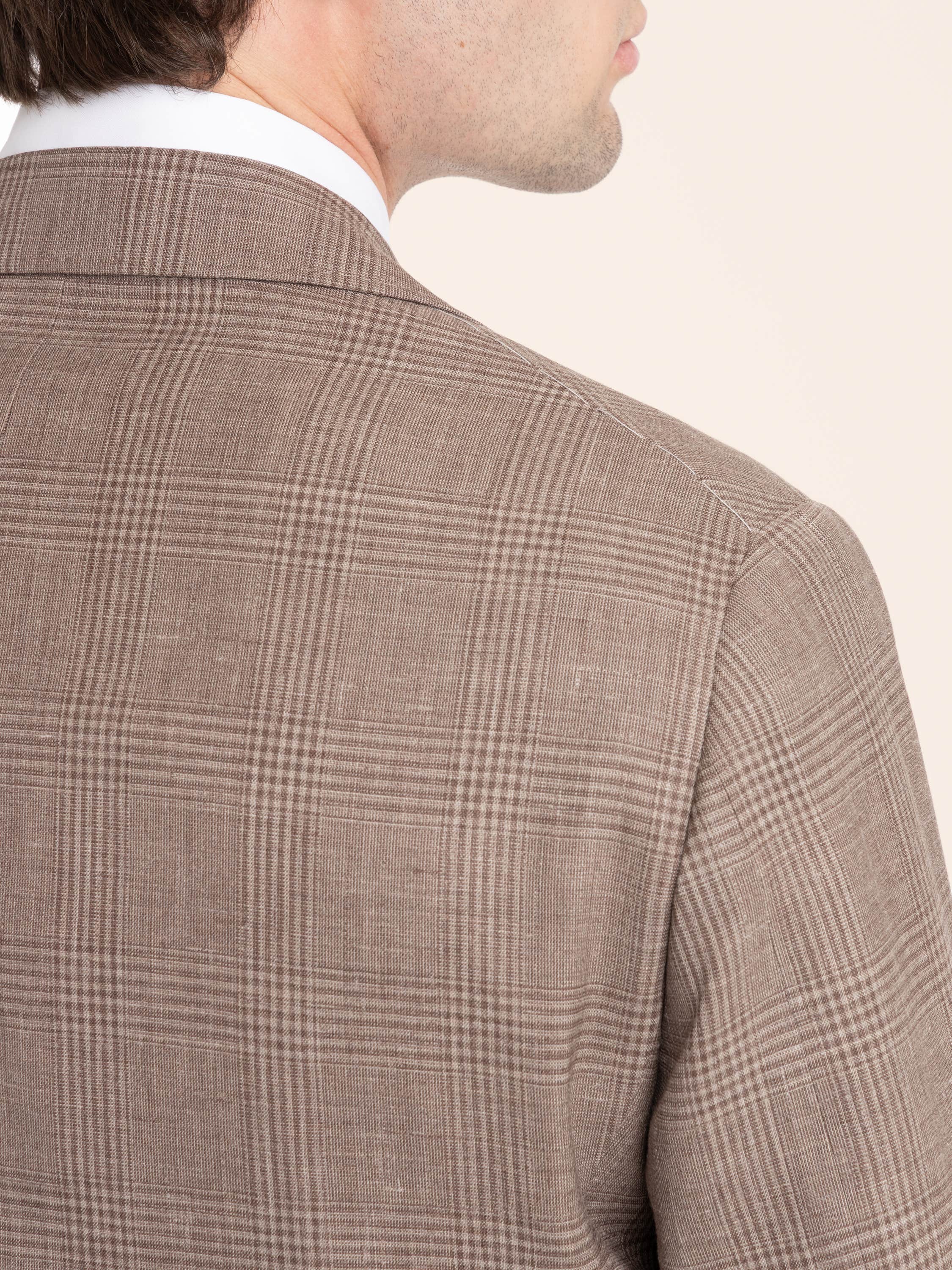 Wool, Silk and Linen Deconstructed Sport Jacket