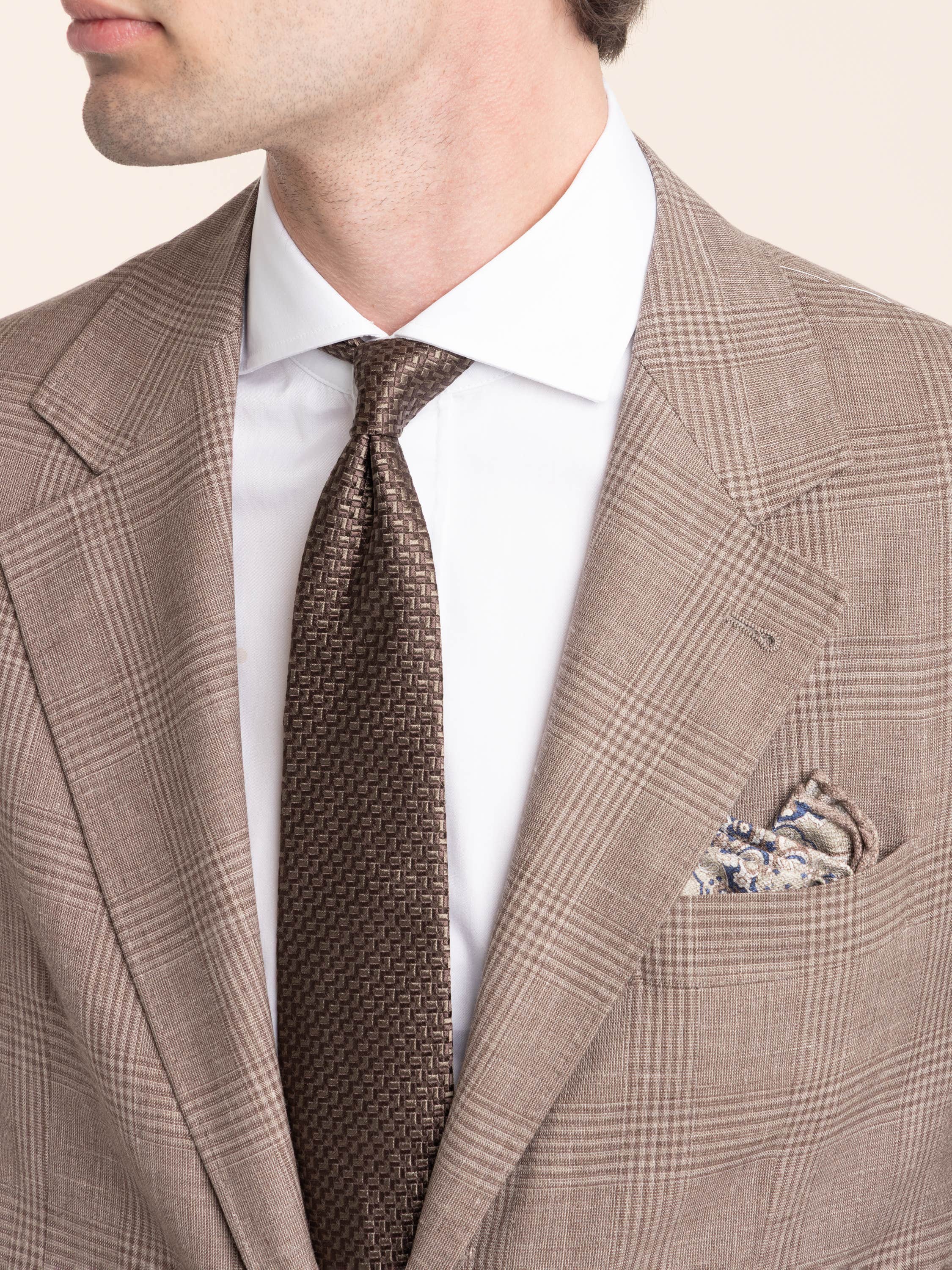 Wool, Silk and Linen Deconstructed Sport Jacket