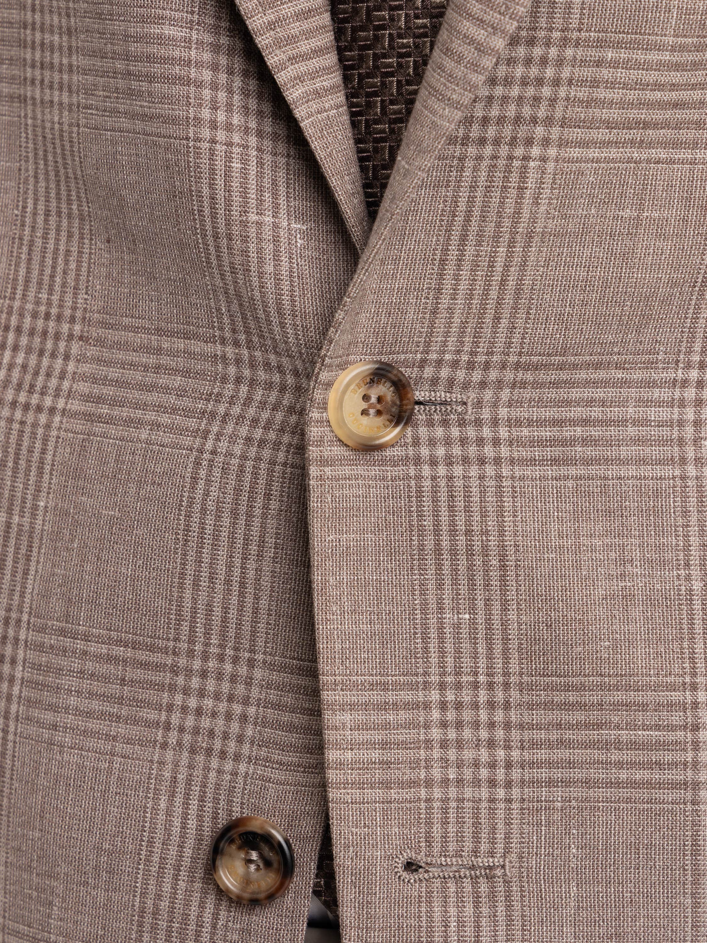 Wool, Silk and Linen Deconstructed Sport Jacket