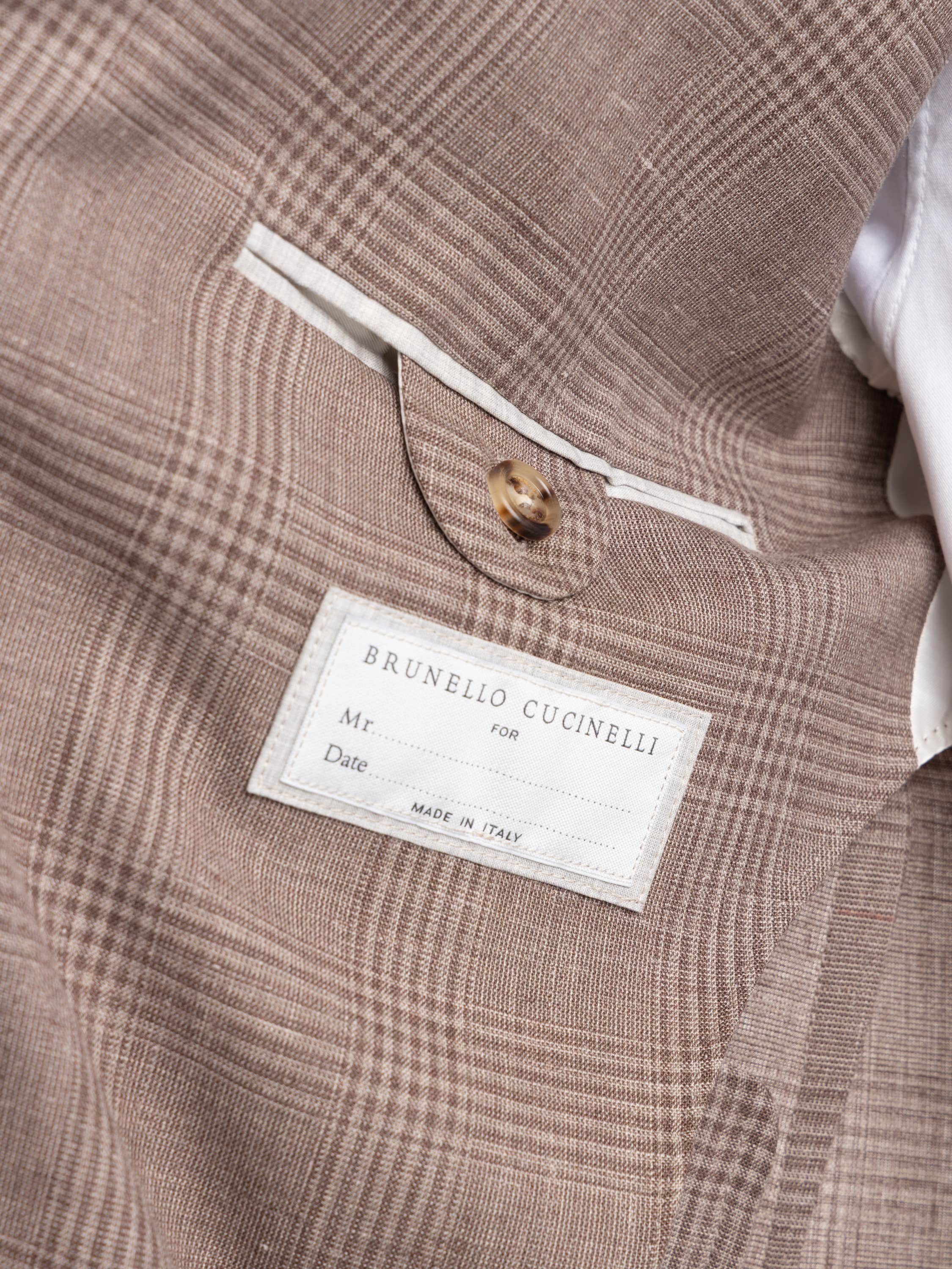 Wool, Silk and Linen Deconstructed Sport Jacket