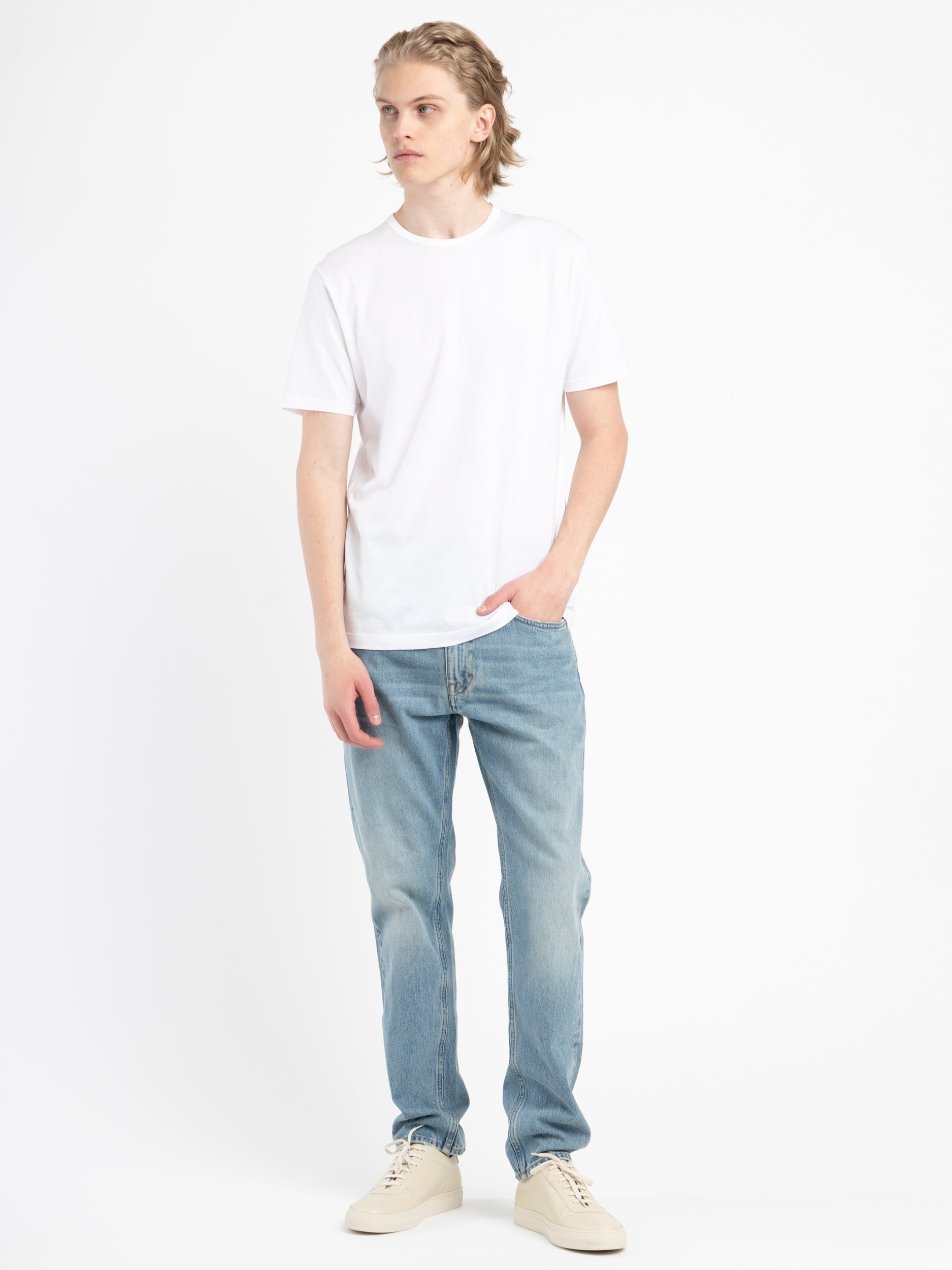 Light Blue Cooper Tapered Jeans The Helm Clothing