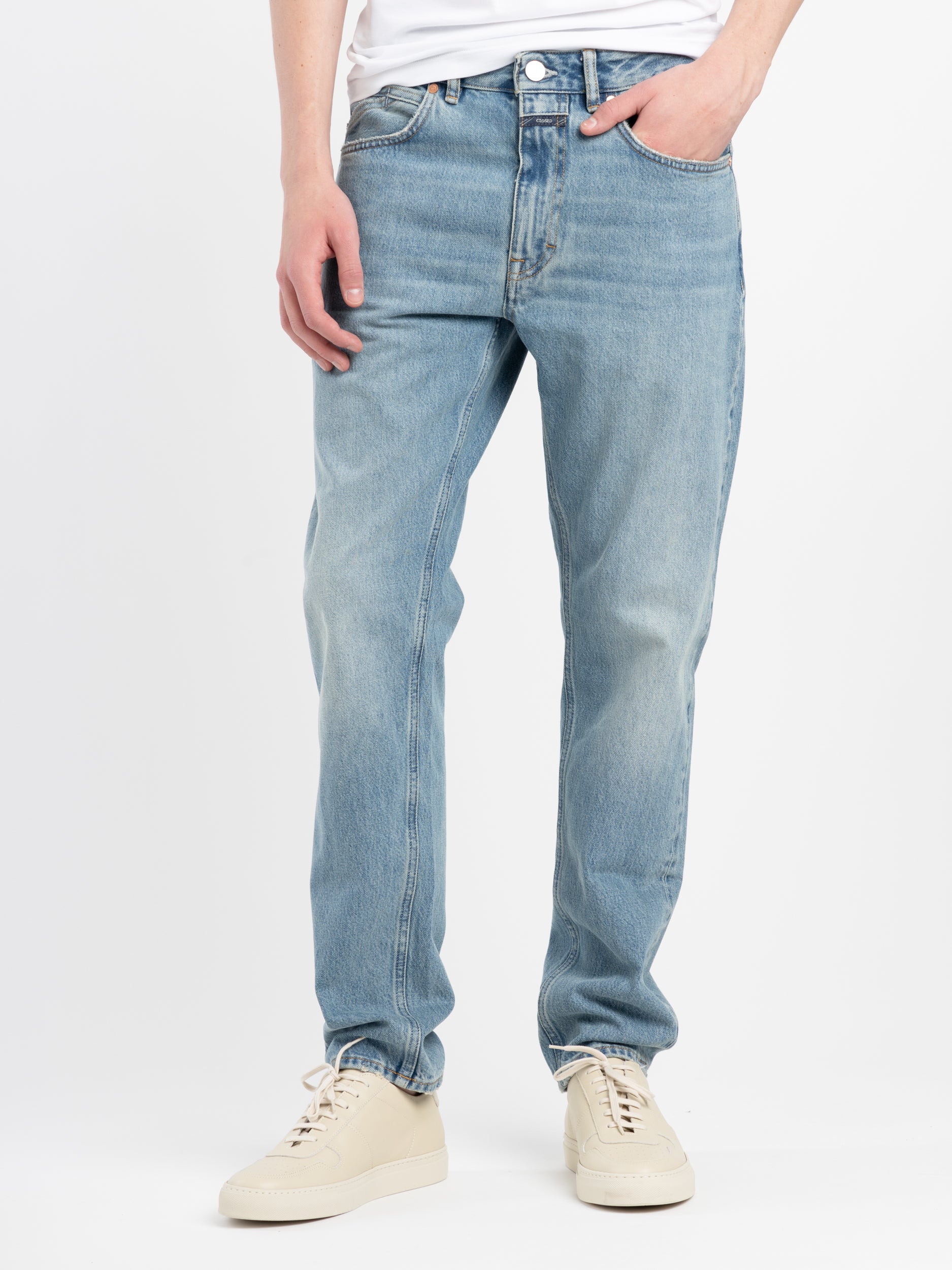 Light Blue Cooper Tapered Jeans The Helm Clothing