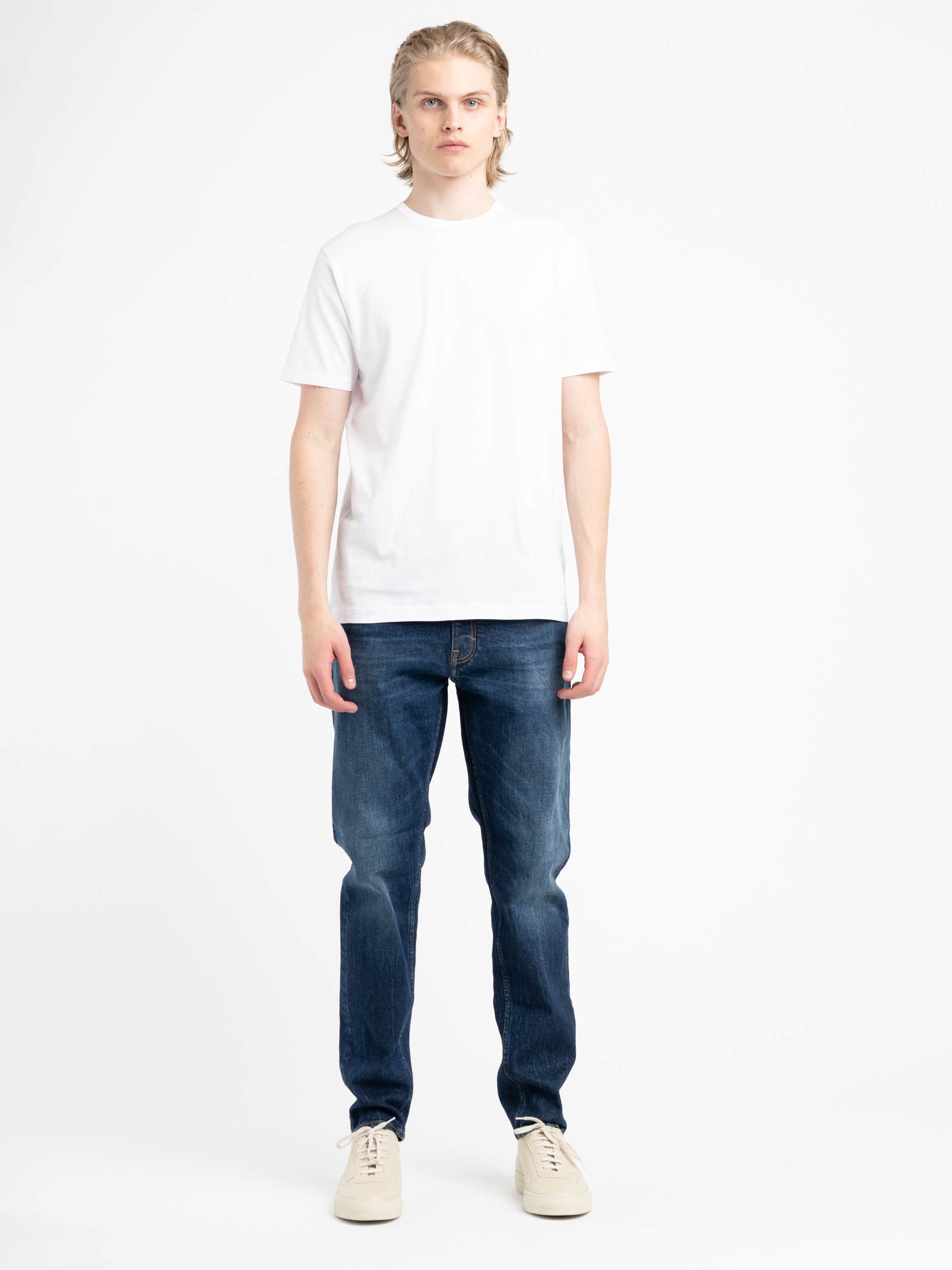 Navy Cooper Tapered Jeans