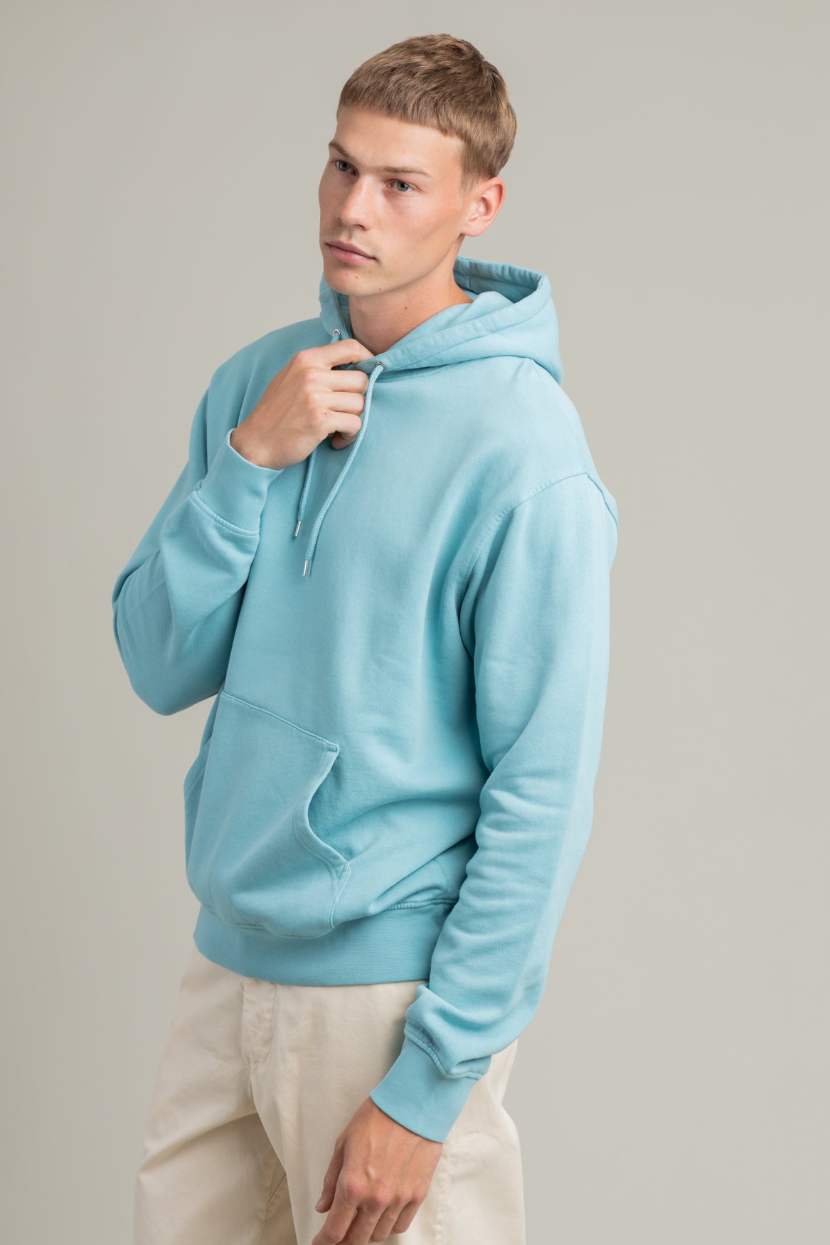 Teal color sales hoodie