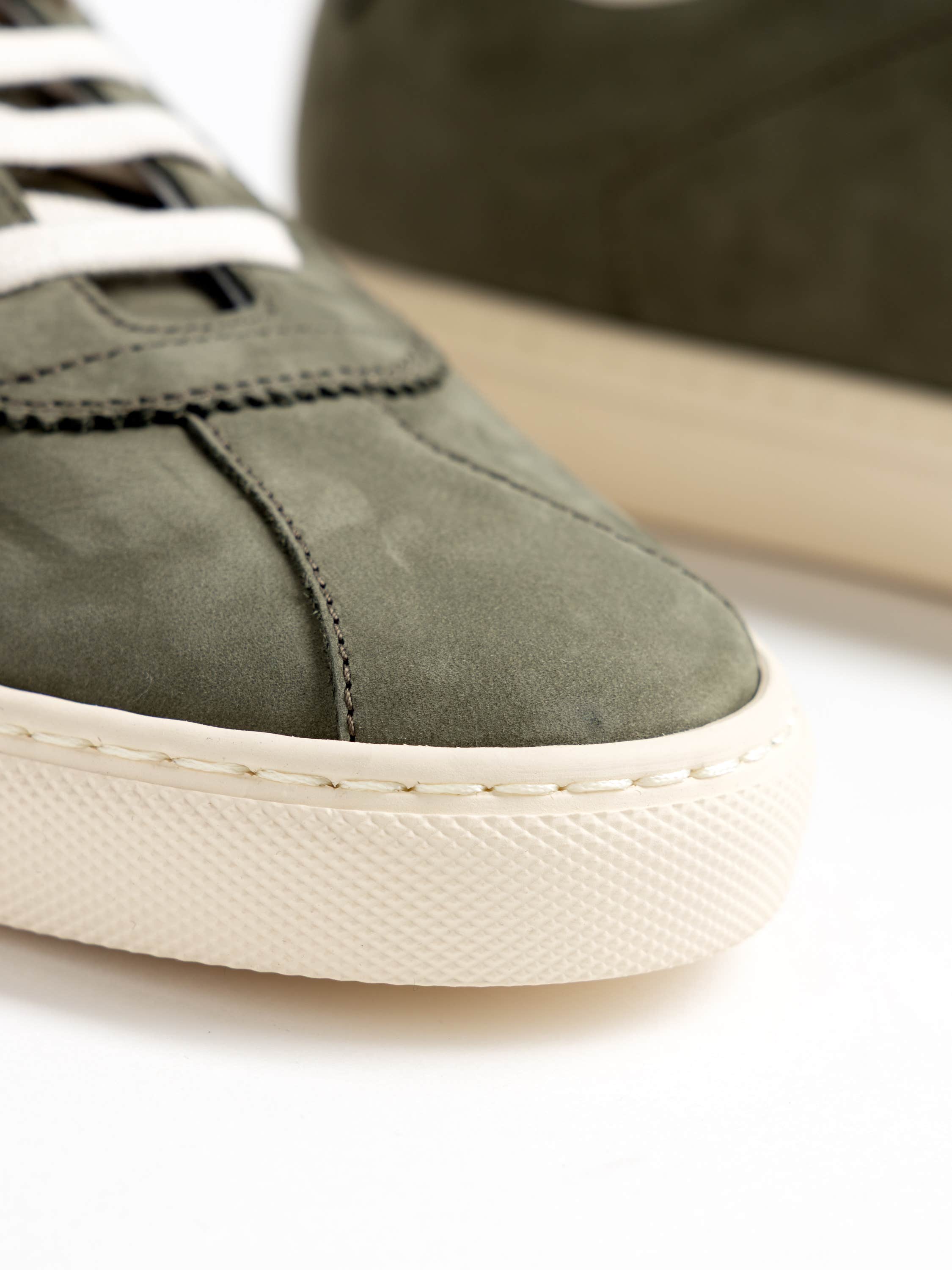Army Green Tennis Low Top Sneaker