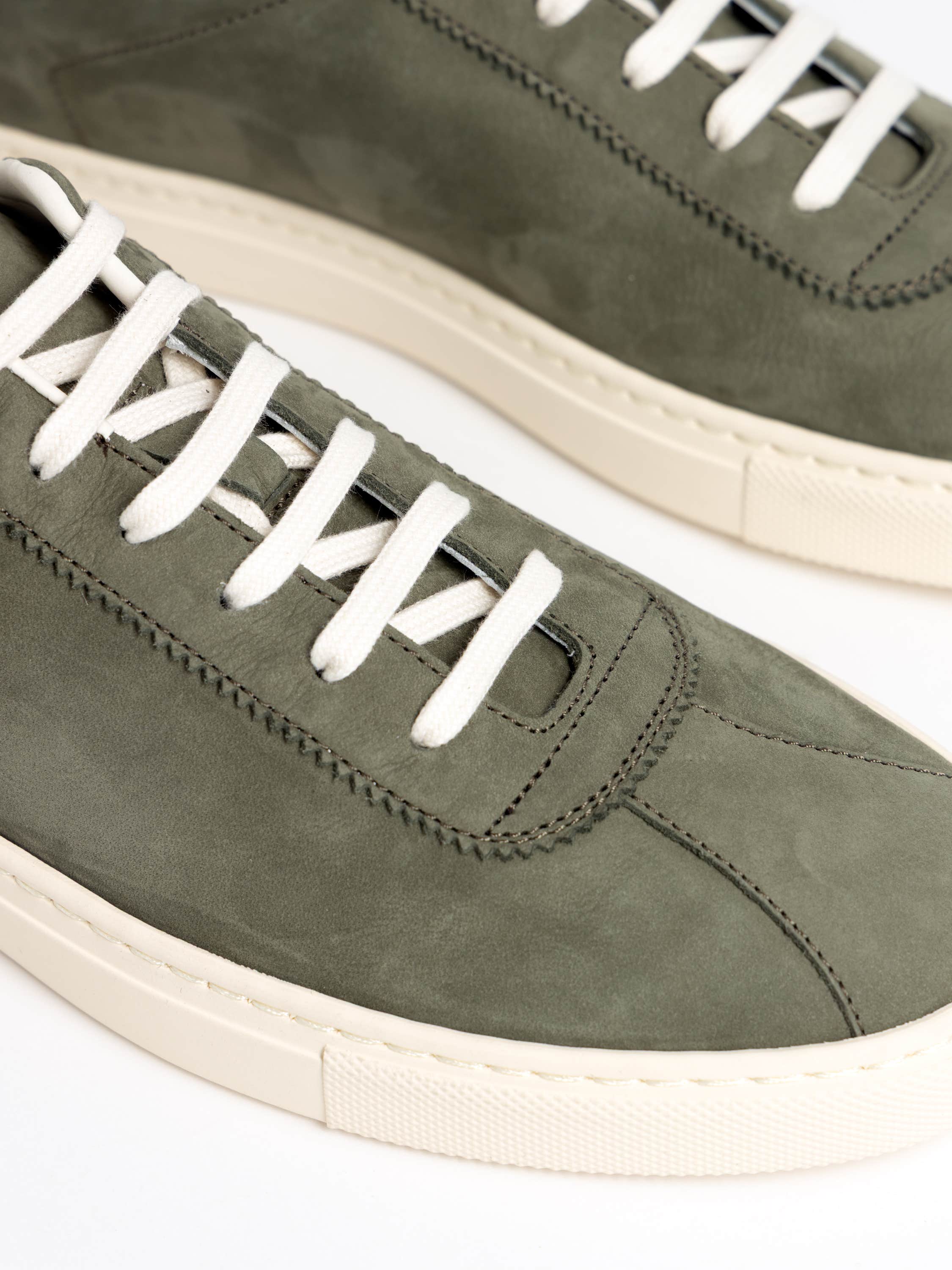 Army Green Tennis Low Top Sneaker
