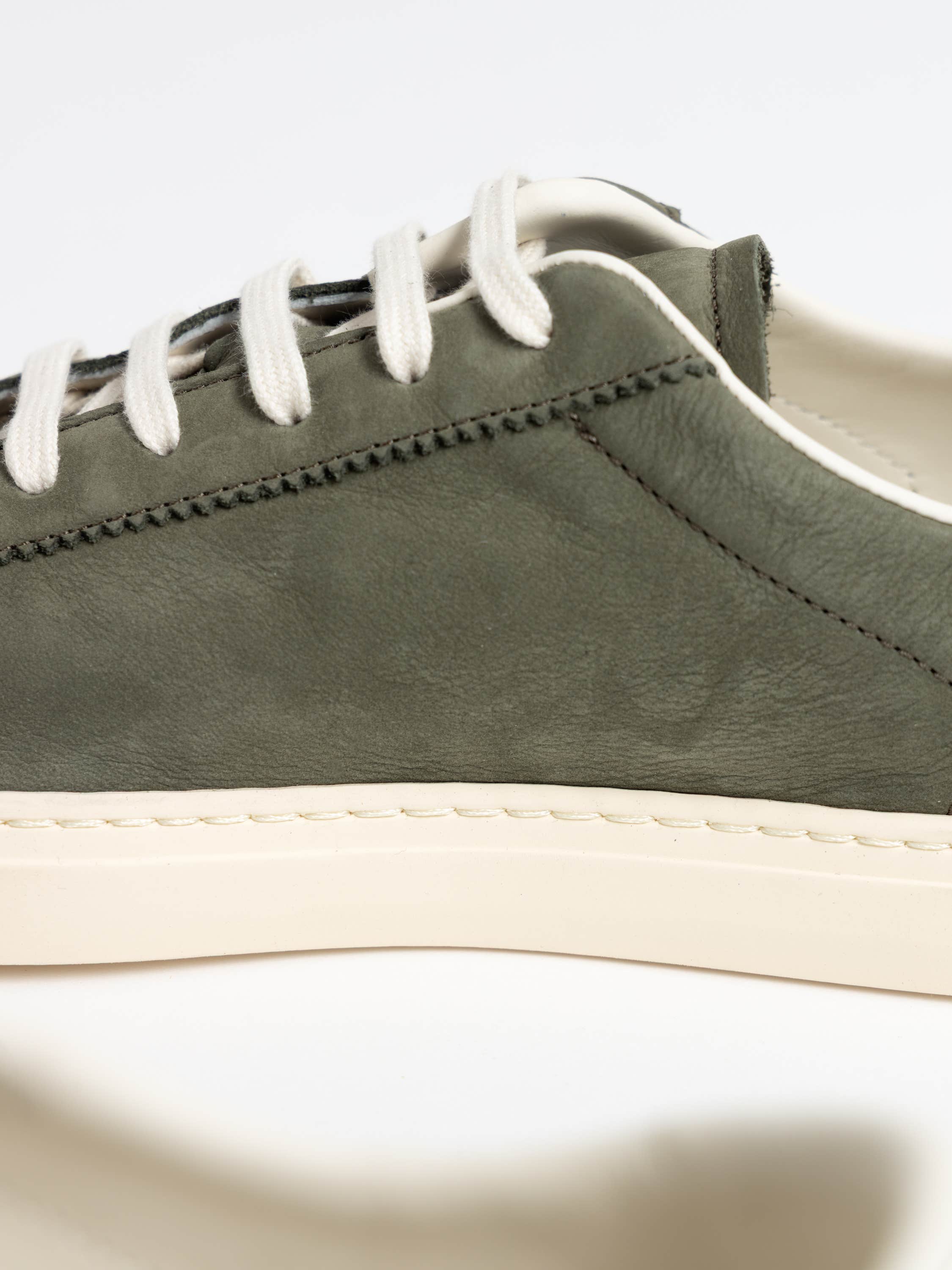 Army Green Tennis Low Top Sneaker