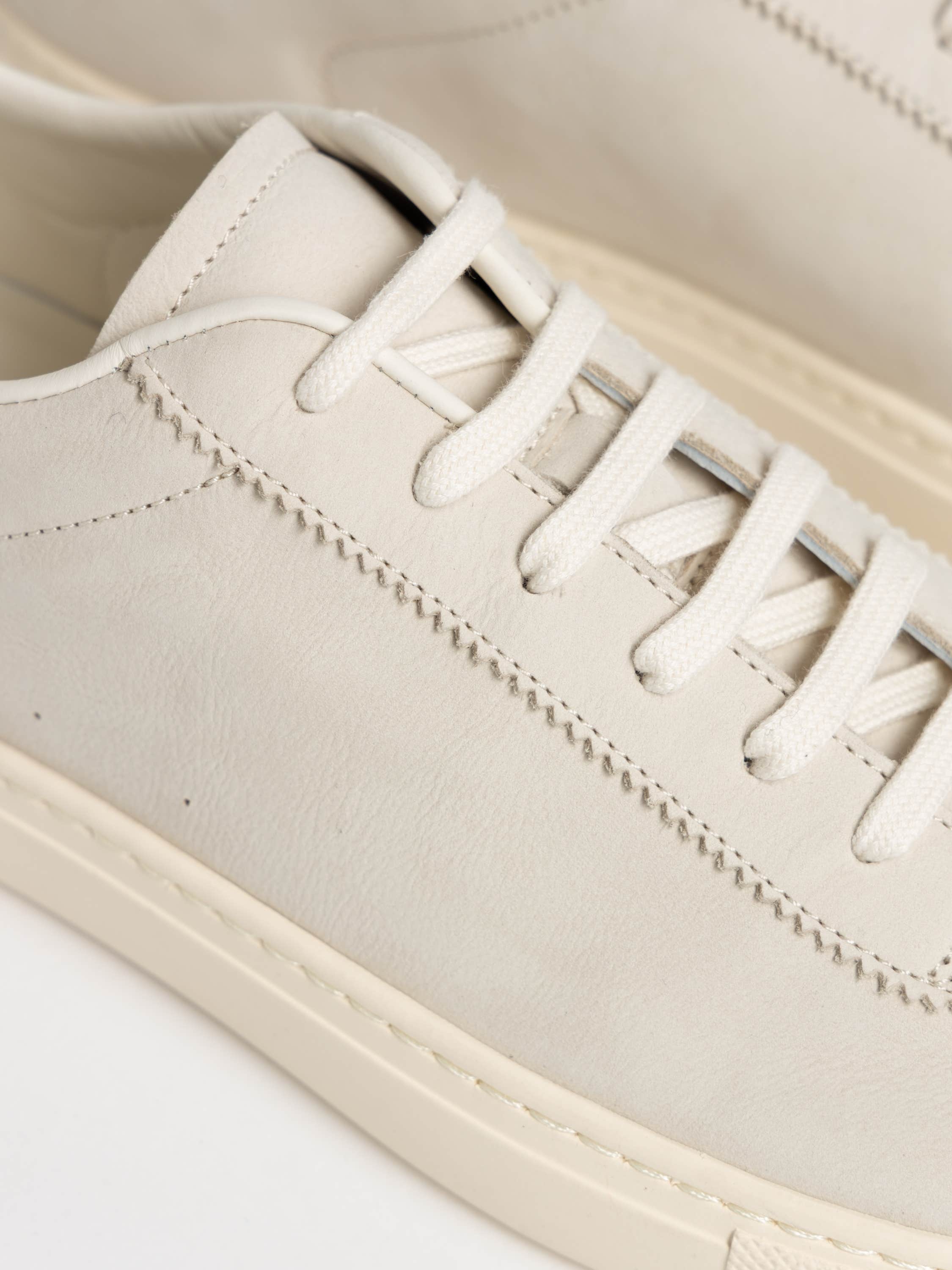 Light Beige Tennis Low Top Sneakers