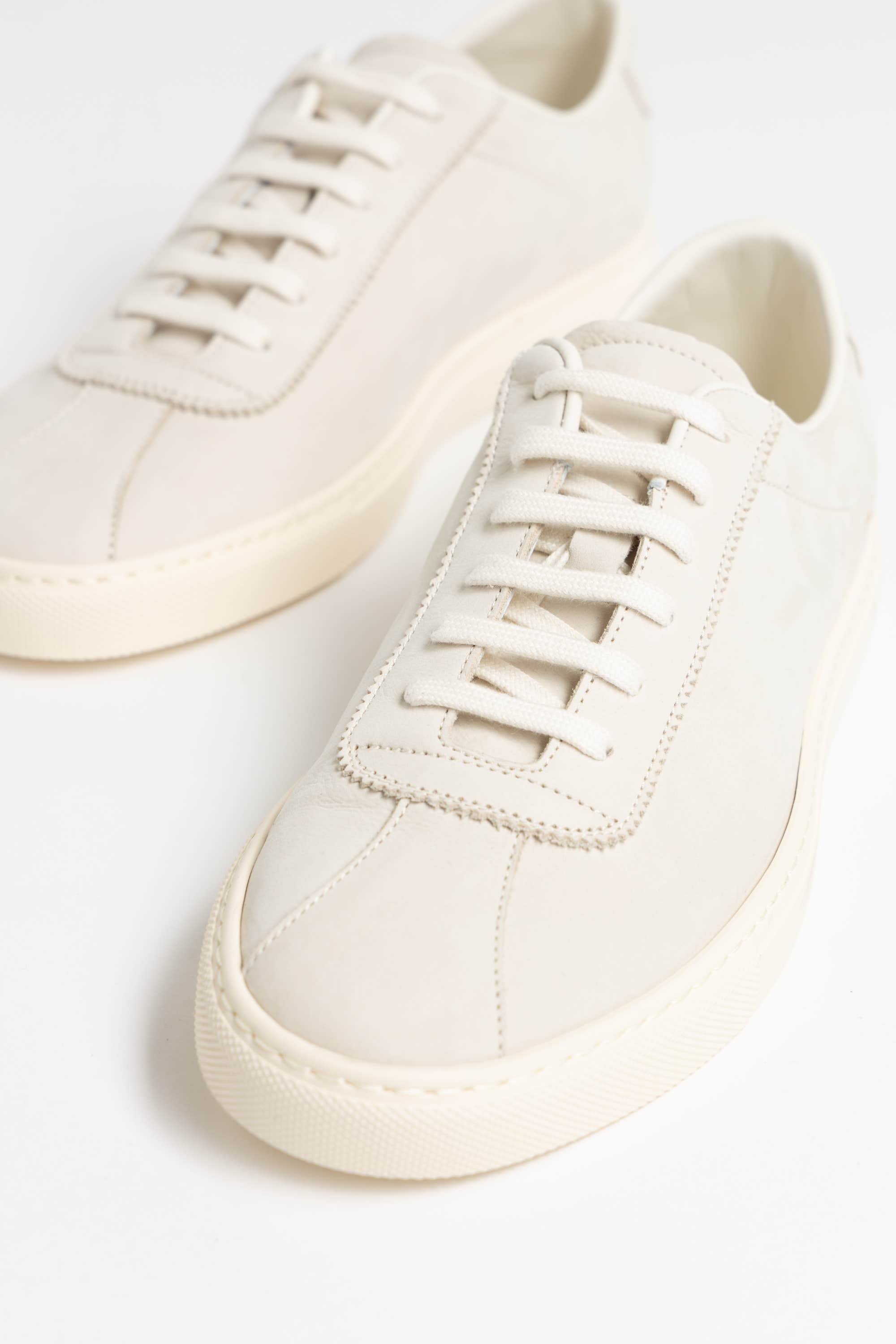 Light Beige Tennis Low Top Sneakers